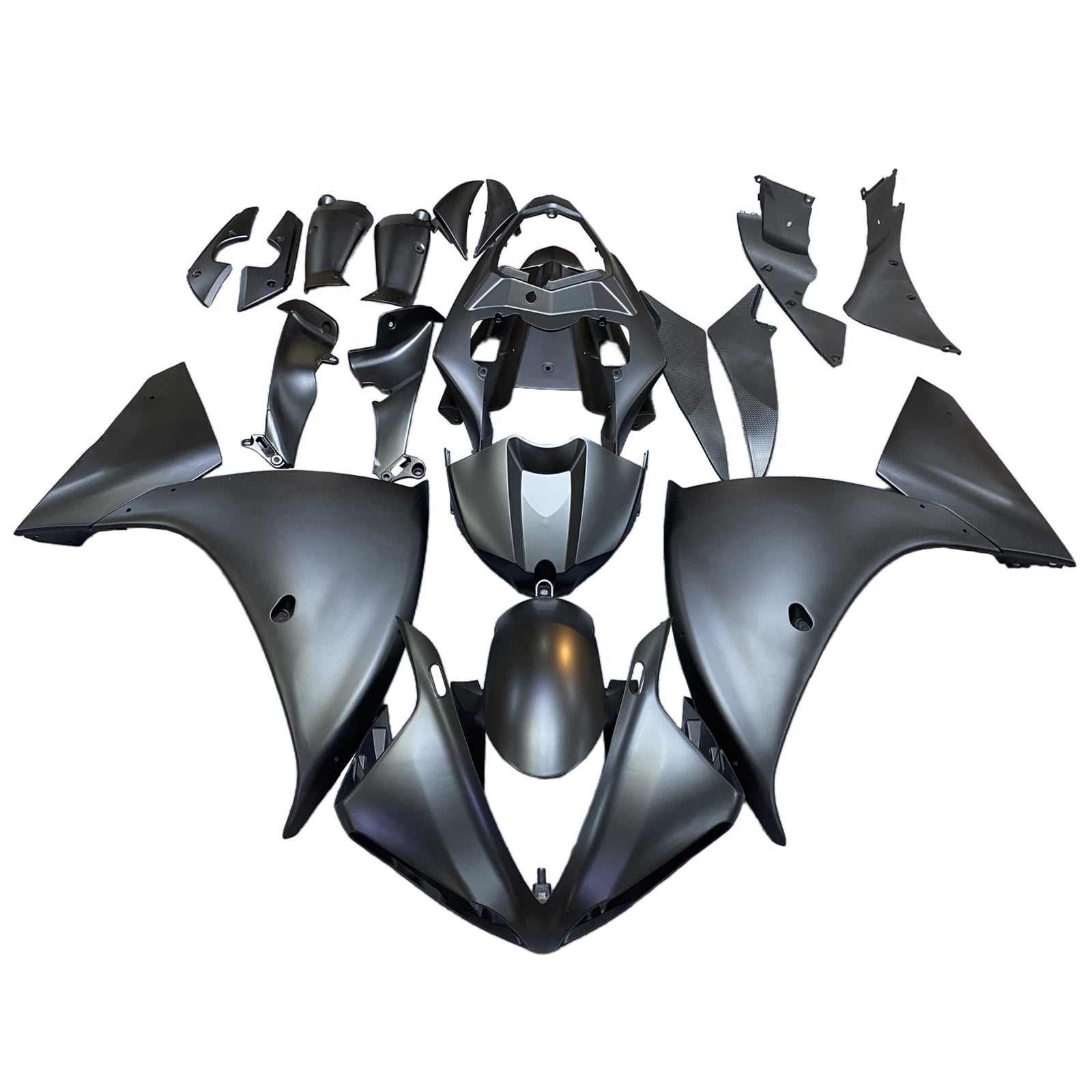 Fairings 2009-2011 Yamaha YZF-R1 Black Matte R1  Generic