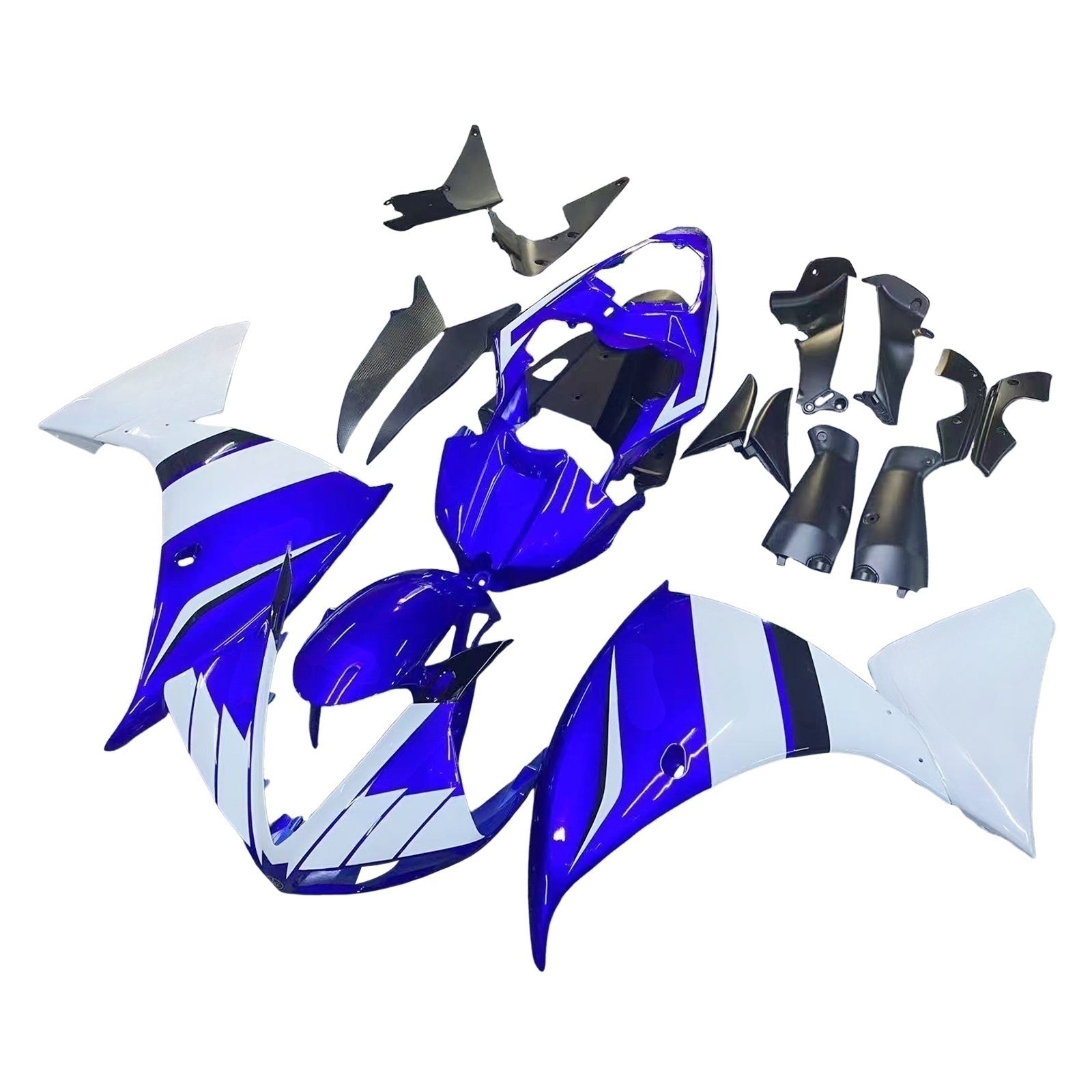 페어링 2009-2011 야마하 YZF-R1 블루 화이트 R1 제네릭