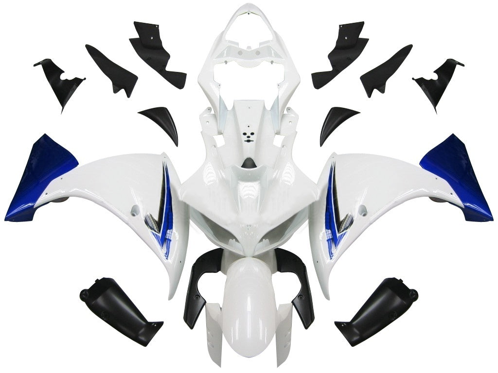 Fairings 2009-2011 Yamaha YZF-R1 White Blue Black R1 Generic