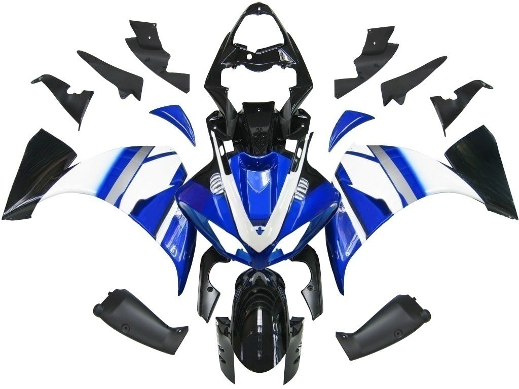 Carenados 2009-2011 Yamaha YZF-R1 Azul Negro BMC R1 Genérico