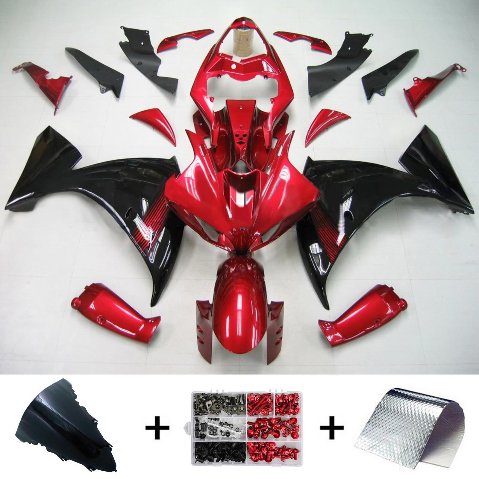 Kit Carenado Para Yamaha YZF 1000 R1 2009-2011 Genérico