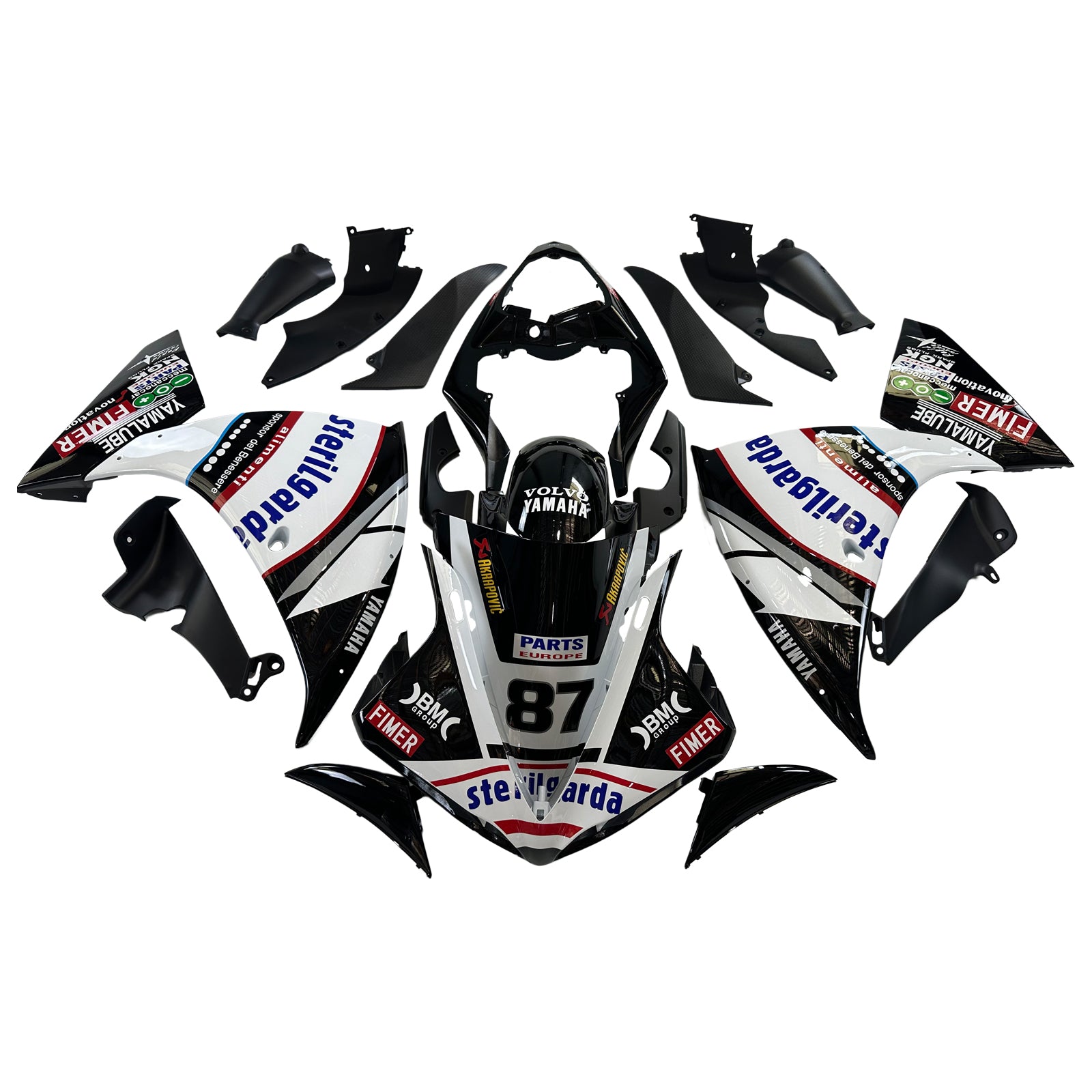 Kit Carenado Para Yamaha YZF 1000 R1 2009-2011 Genérico