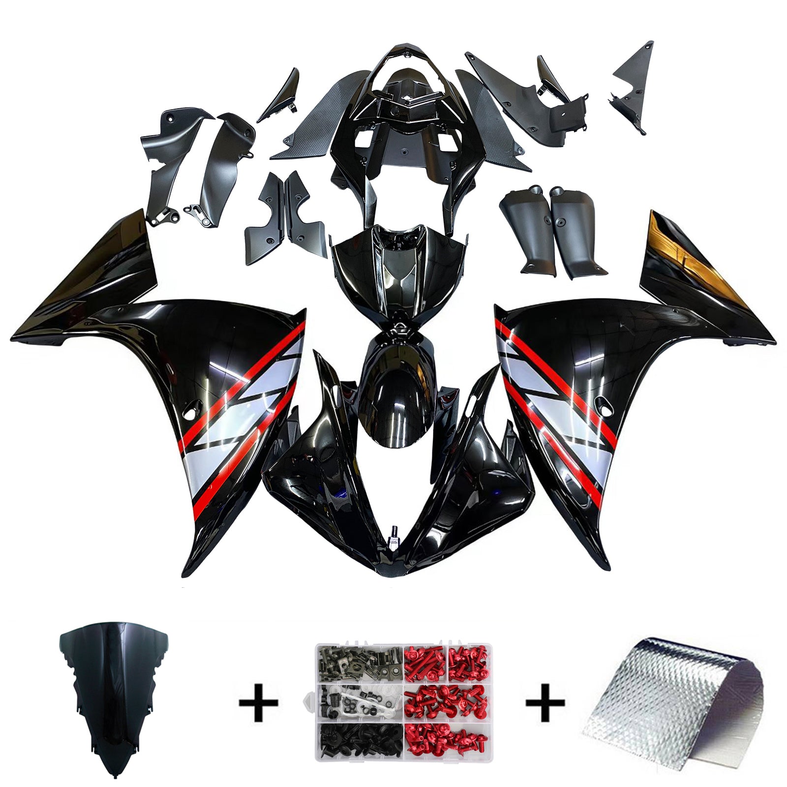Yamaha YZF 1000 R1 2009-2011 Fairing Kit Bodywork Plastic ABS