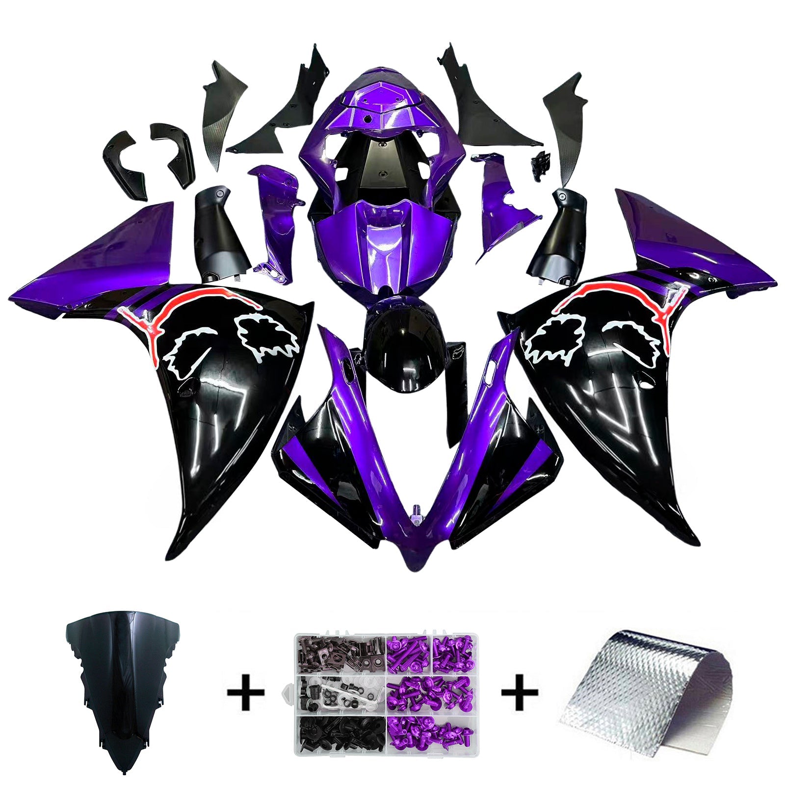 Yamaha YZF 1000 R1 2009-2011 Fairing Kit Bodywork Plastic ABS
