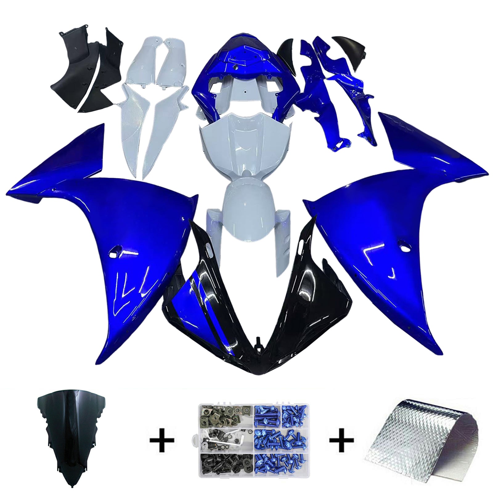 Yamaha YZF 1000 R1 2009-2011 Fairing Kit Bodywork Plastic ABS