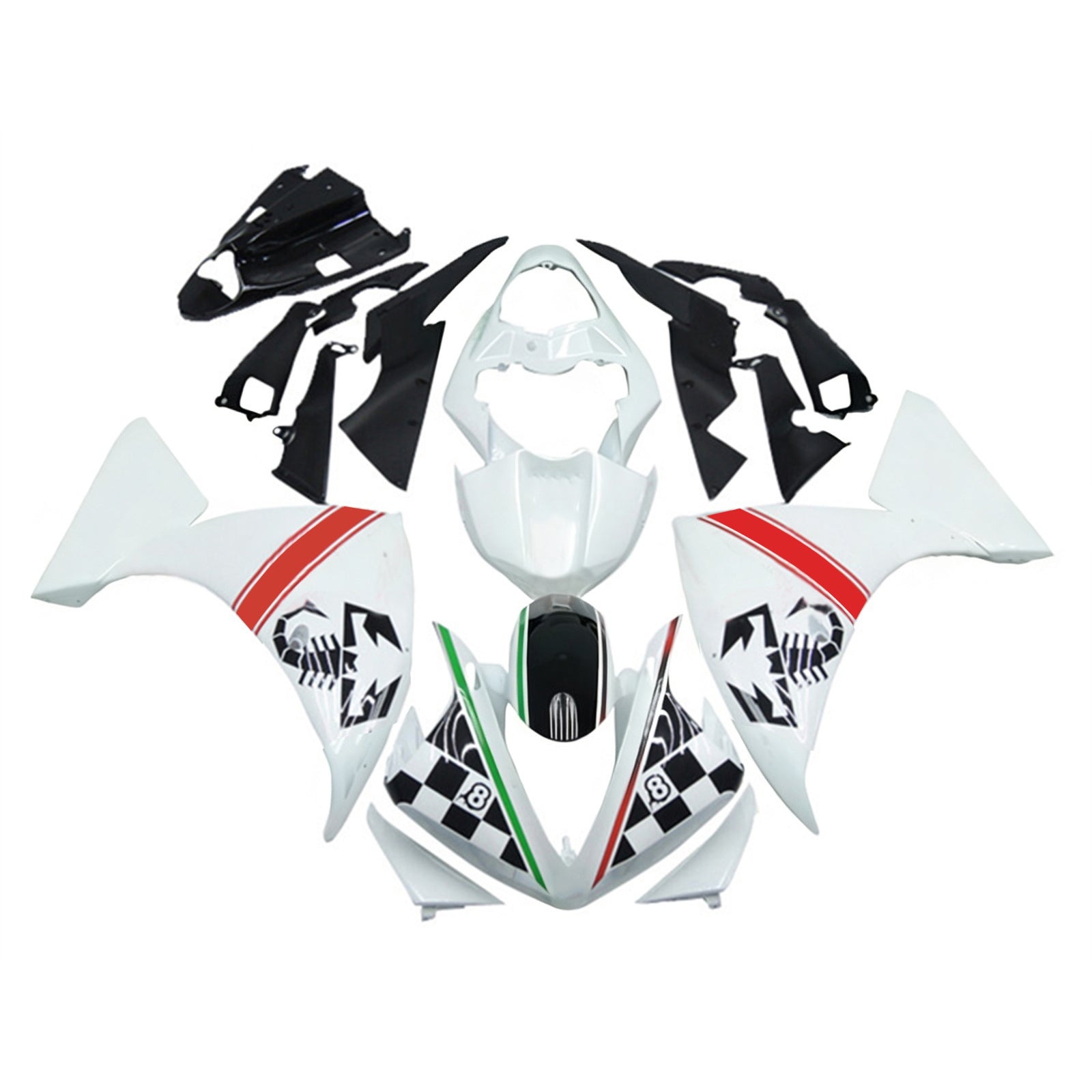Yamaha YZF 1000 R1 2009-2011 Kit Carenado Carrocería Plástico ABS
