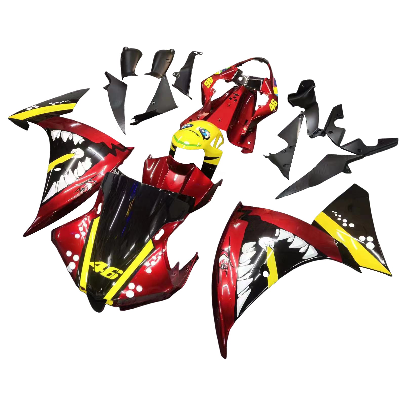 Kit Carenado Para Yamaha YZF 1000 R1 2012-2014 Genérico