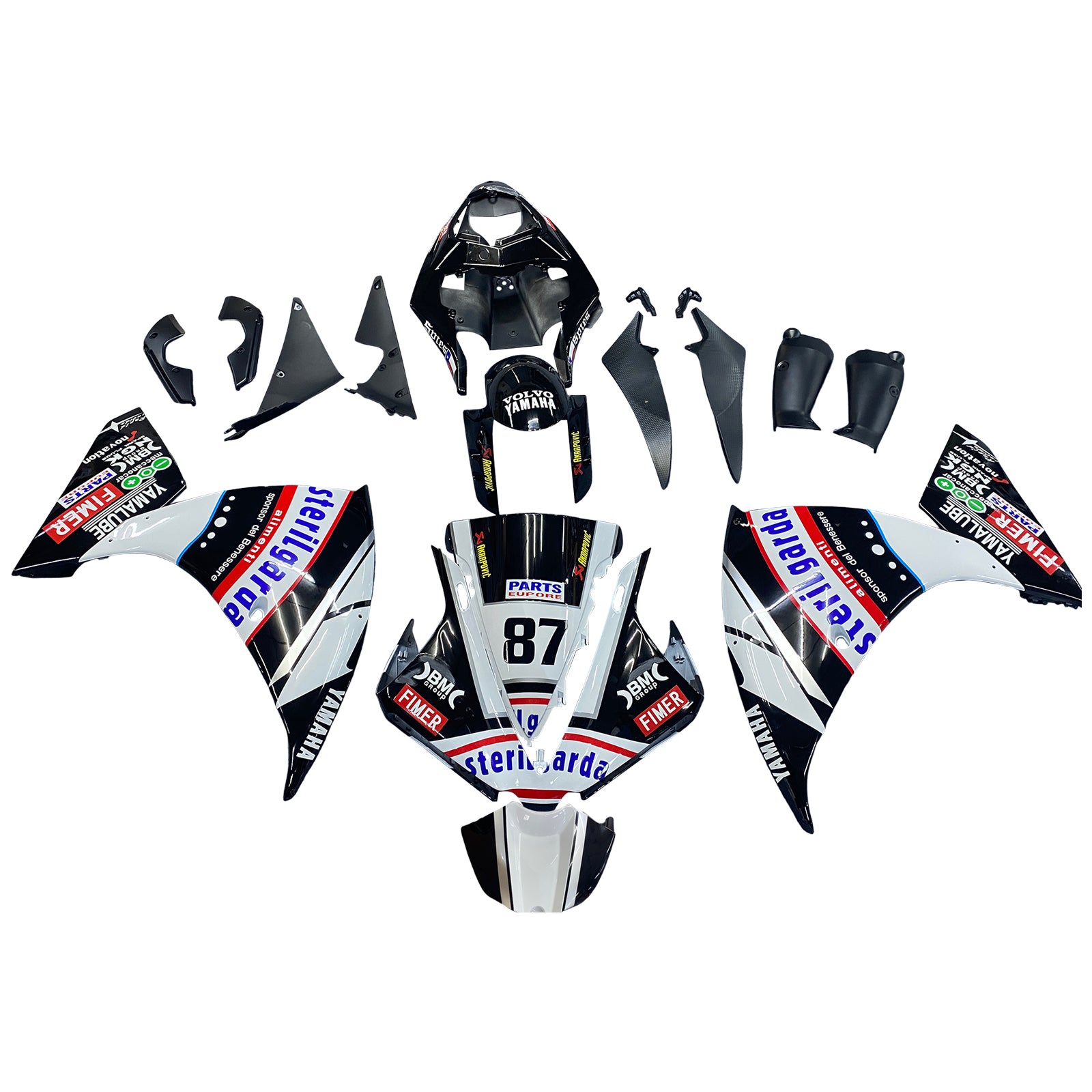 Kit Carenado Para Yamaha YZF 1000 R1 2012-2014 Genérico