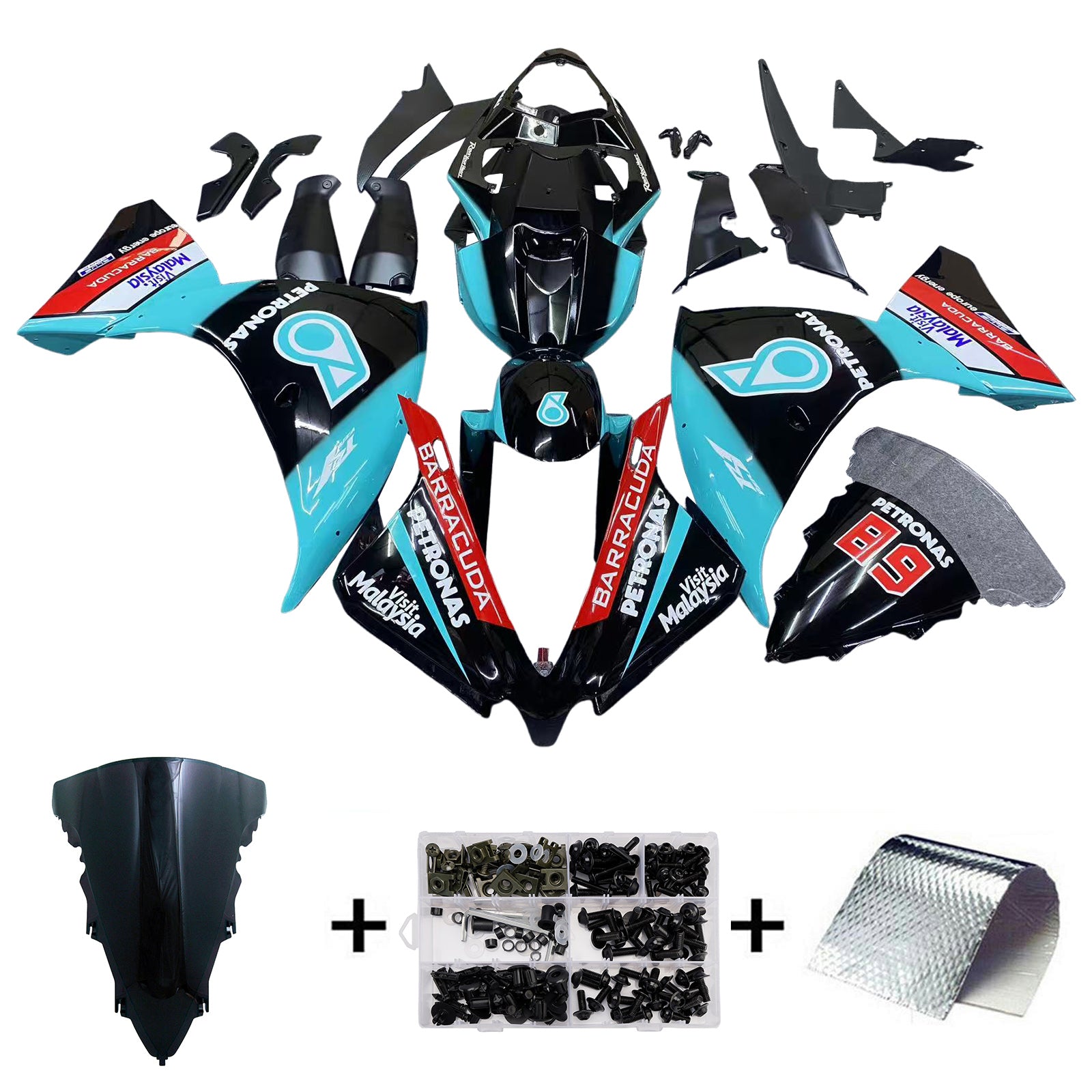 Yamaha YZF 1000 R1 2012-2014 Fairing Kit Bodywork Plastic ABS
