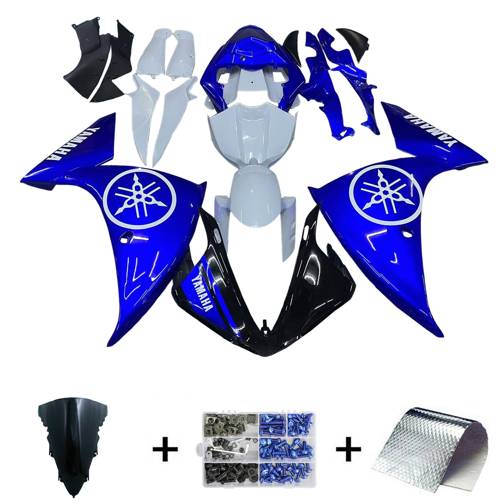 Yamaha YZF-R1 2012-2014 Fairing Kit Bodywork Plastic ABS