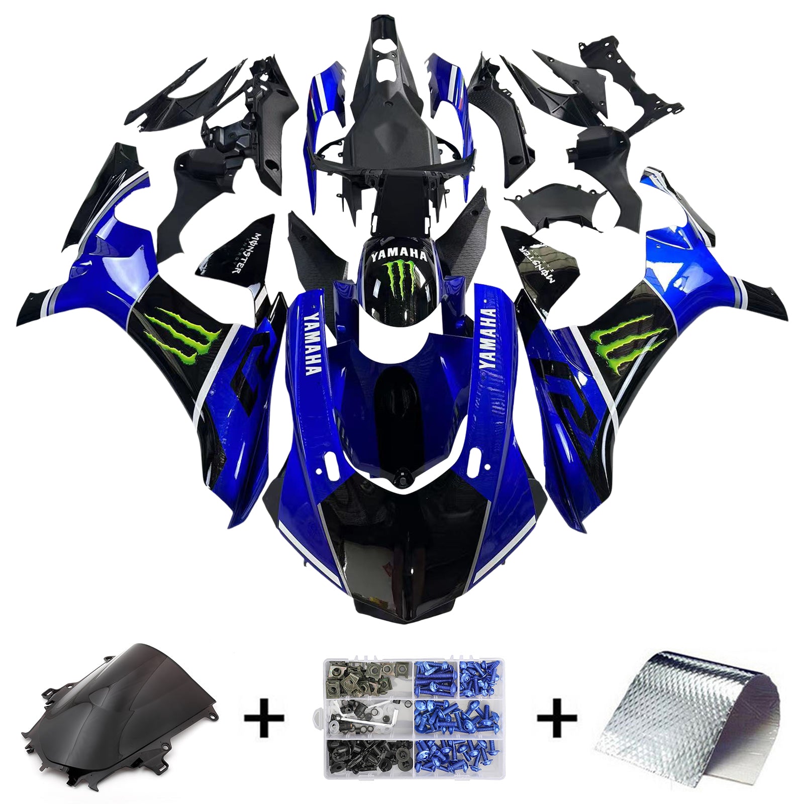 Kit Carenado Para Yamaha YZF 1000 R1 2015-2019 Genérico