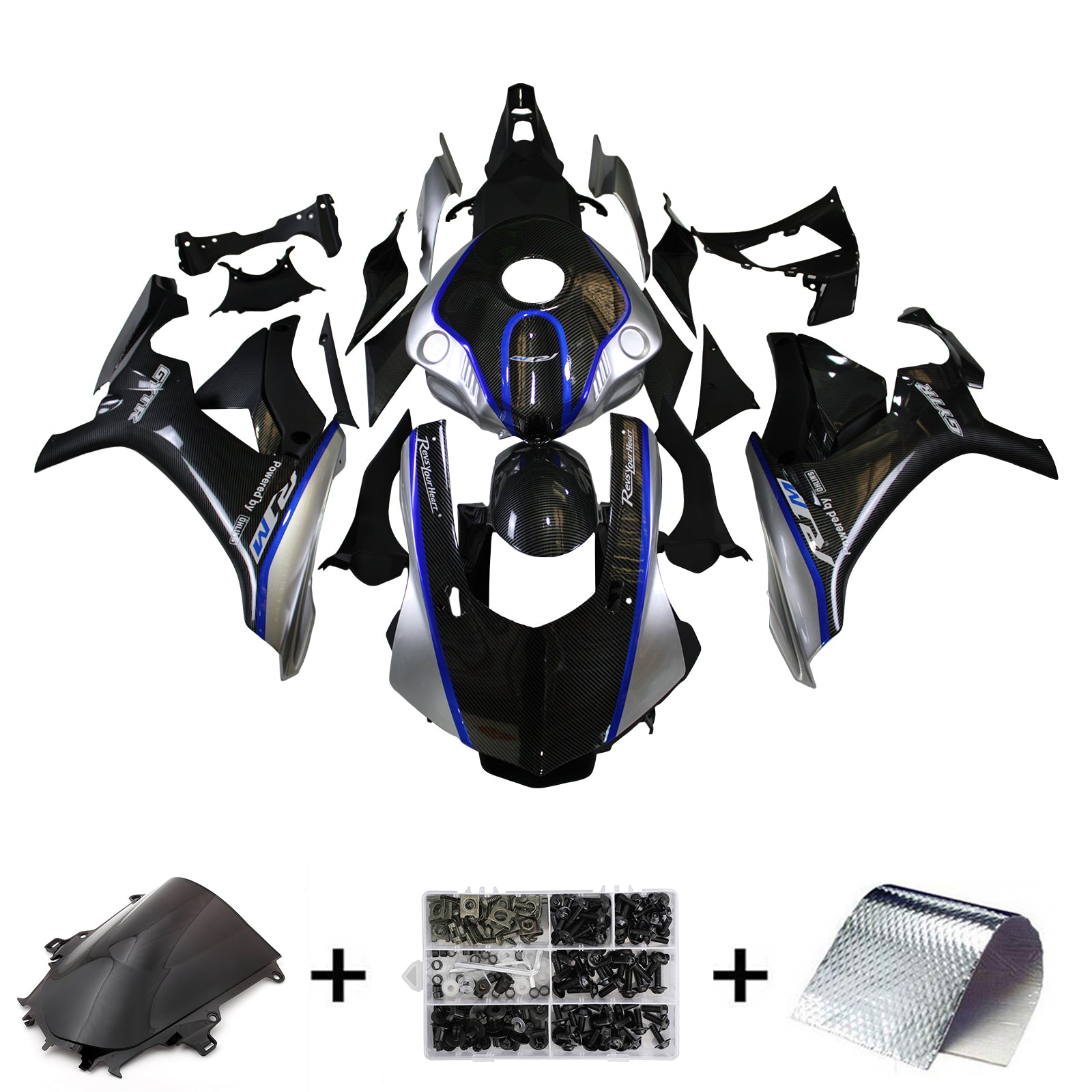 Yamaha YZF 1000 R1 2015-2019 Fairing Kit Bodywork Plastic ABS