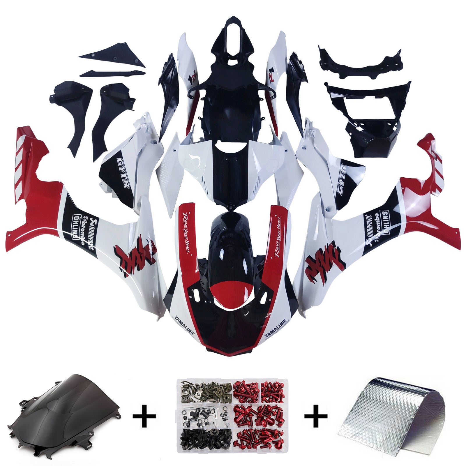 Yamaha YZF 1000 R1 2015-2019 Fairing Kit Bodywork Plastic ABS