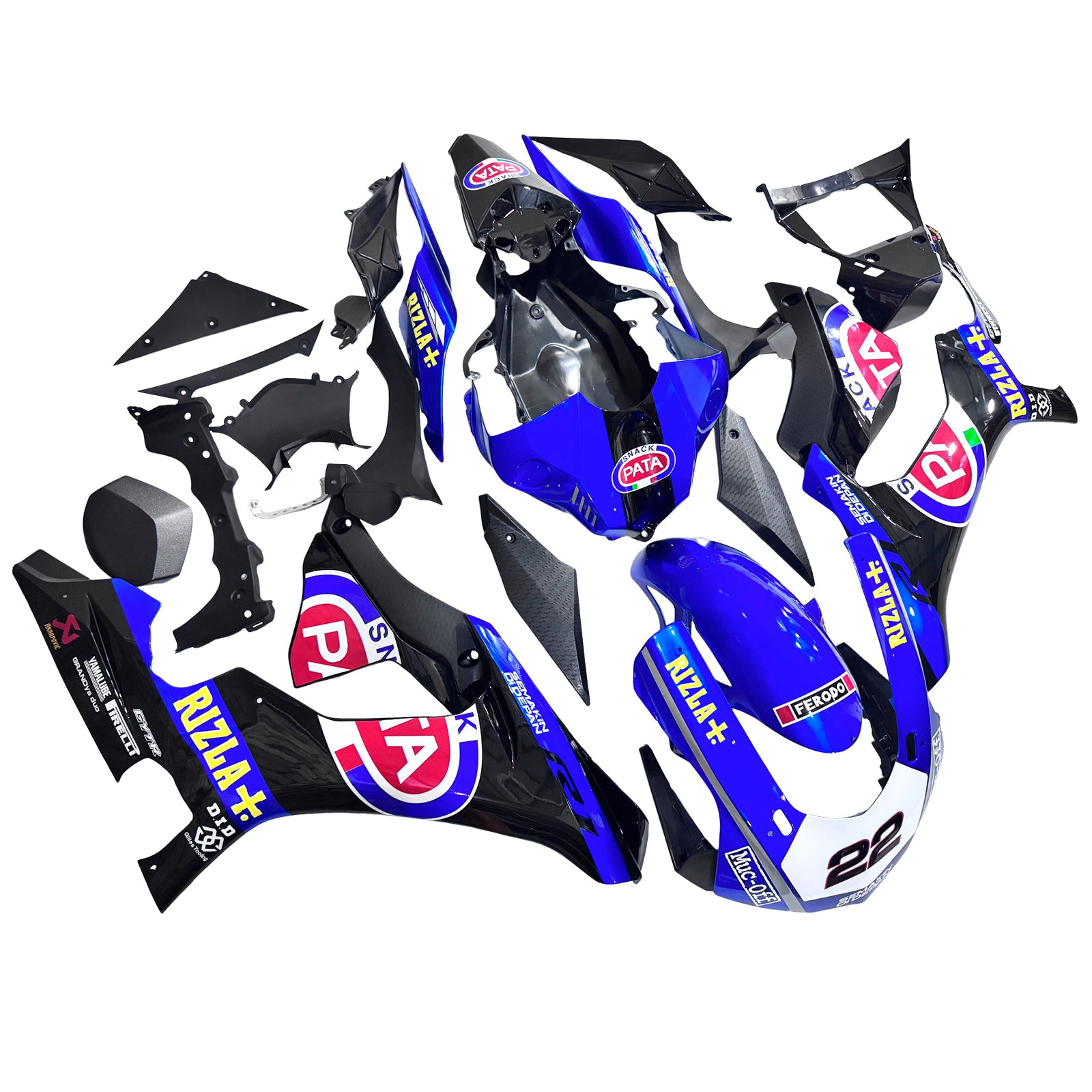 Yamaha YZF 1000 R1 2015-2019 Fairing Kit Bodywork Plastic ABS