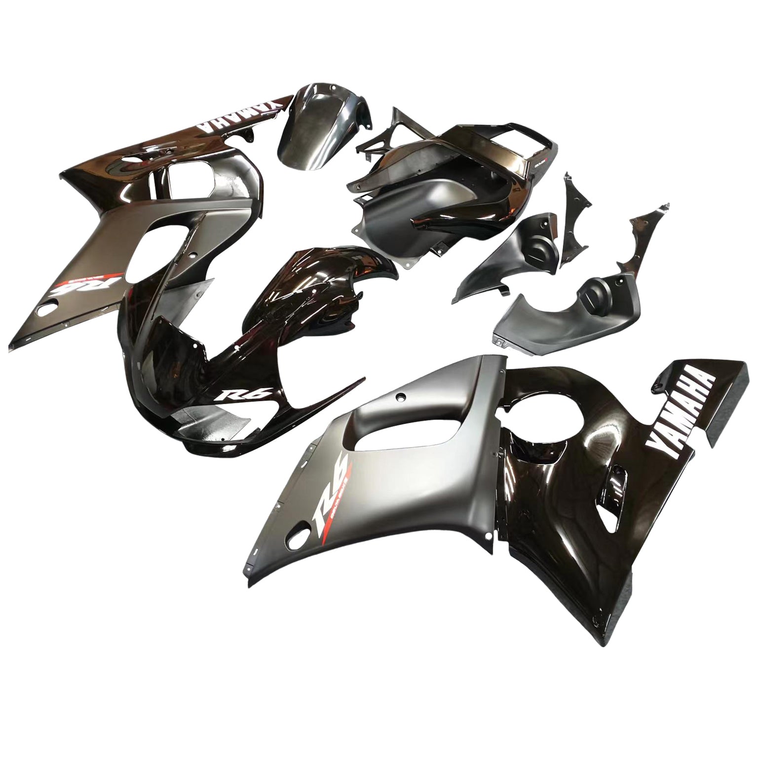 Fairings 1998-2002 Yamaha YZF-R6 Contrast Black R6  Generic