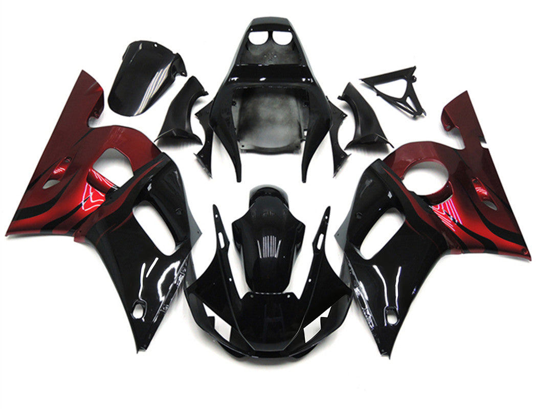 야마하 YZF 600 R6 1998-2002 페어링 키트 차체 플라스틱 ABS
