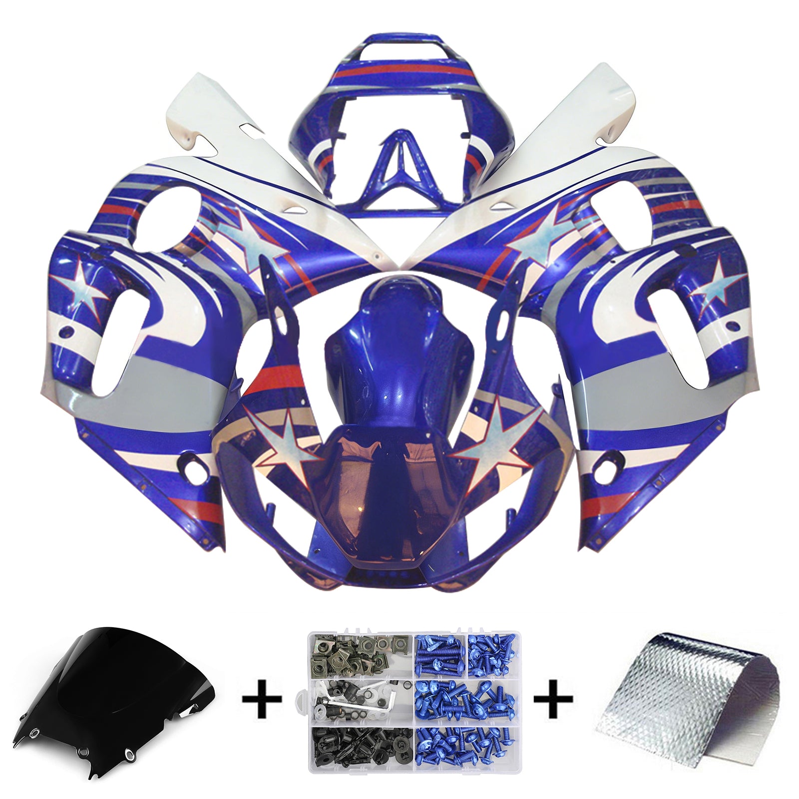 Yamaha YZF 600 R6 1998-2002 Kit Carenado Carrocería Plástico ABS