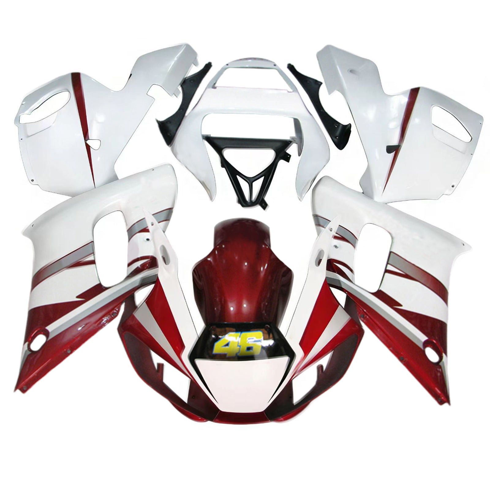 Yamaha YZF 600 R6 1998-2002 Fairing Kit Bodywork Plastic ABS
