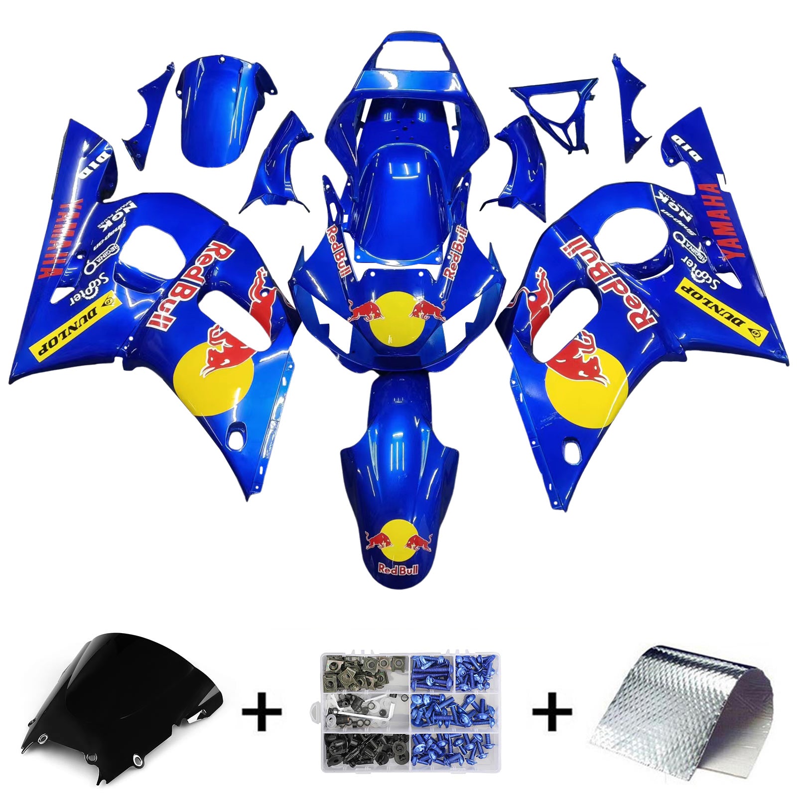 Kit Carenado Para Yamaha YZF 600 R6 1998-2002 Generico