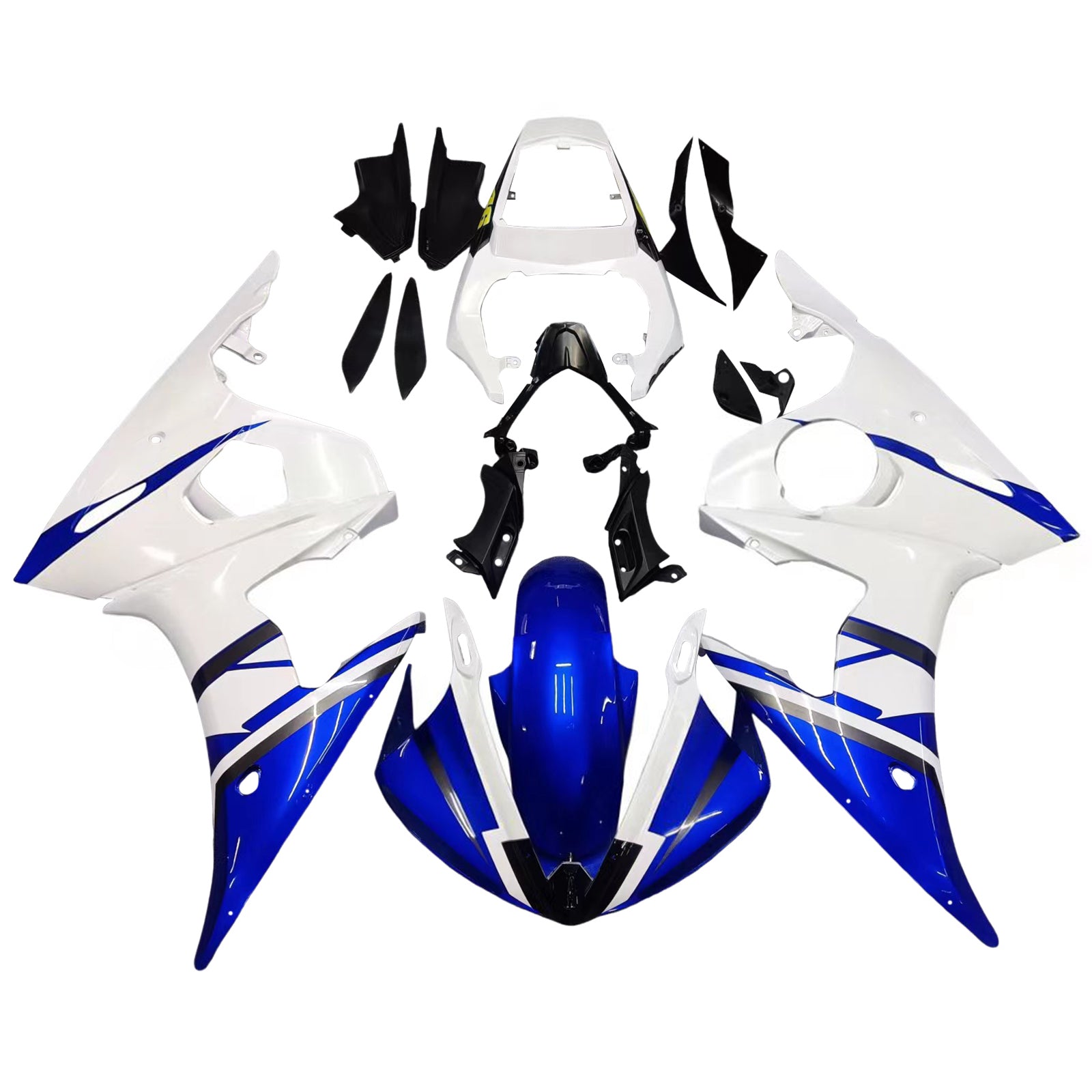Injection Fairing Kit Bodywork For 2003-2004 Yamaha R6 & 2006-2009 YZF R6S