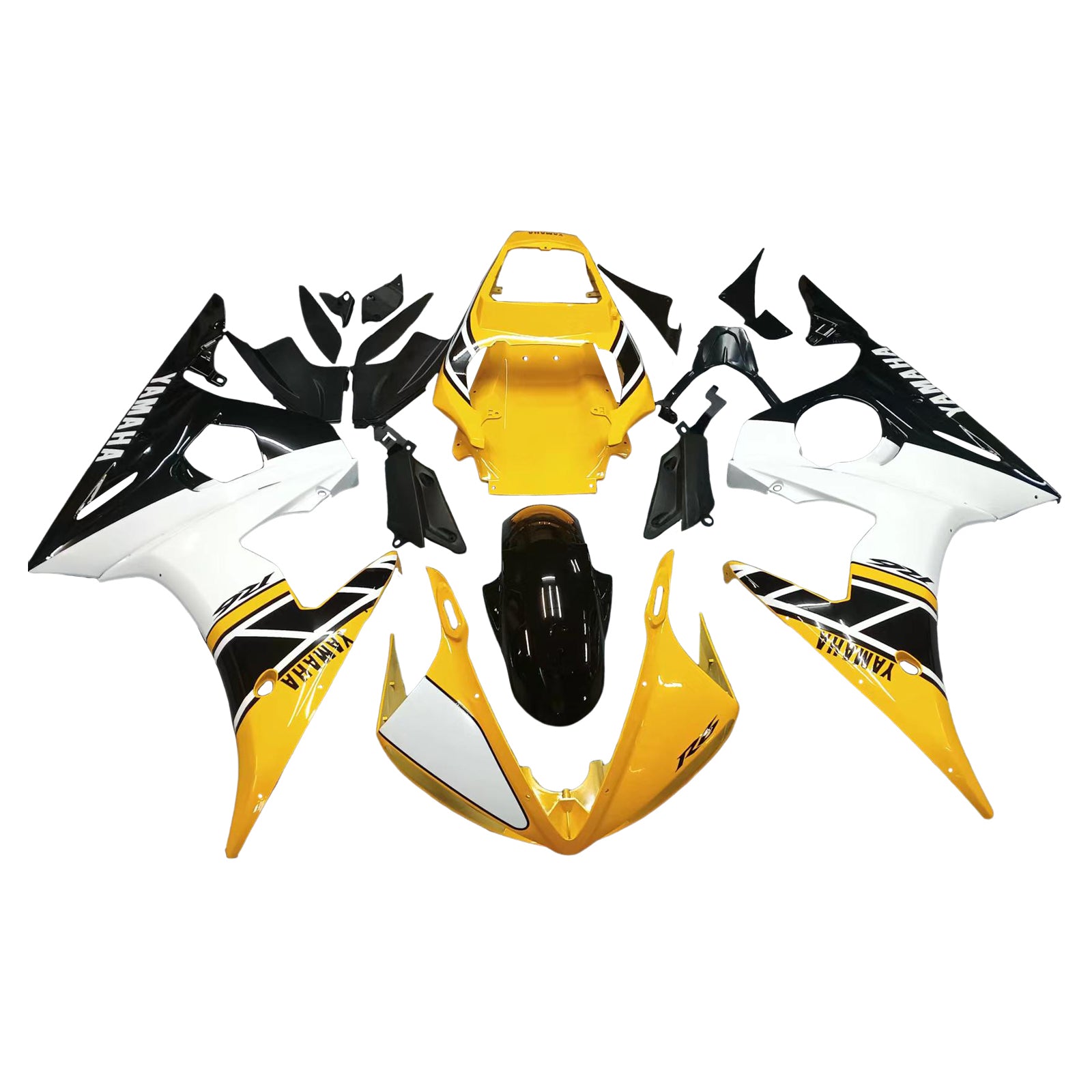 Fairings YZF 600 R6 (2003-2005) Bodywork Fairing ABS Injection Molded Plastics Set 21 Color Generic