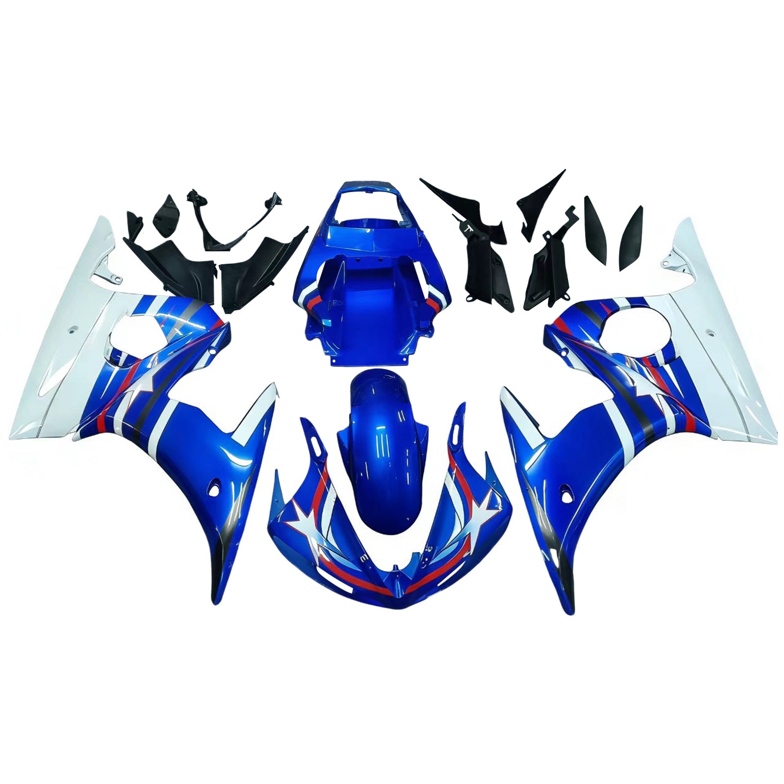 Injection Fairing Kit Bodywork For 2003-2004 Yamaha R6 & 2006-2009 YZF R6S