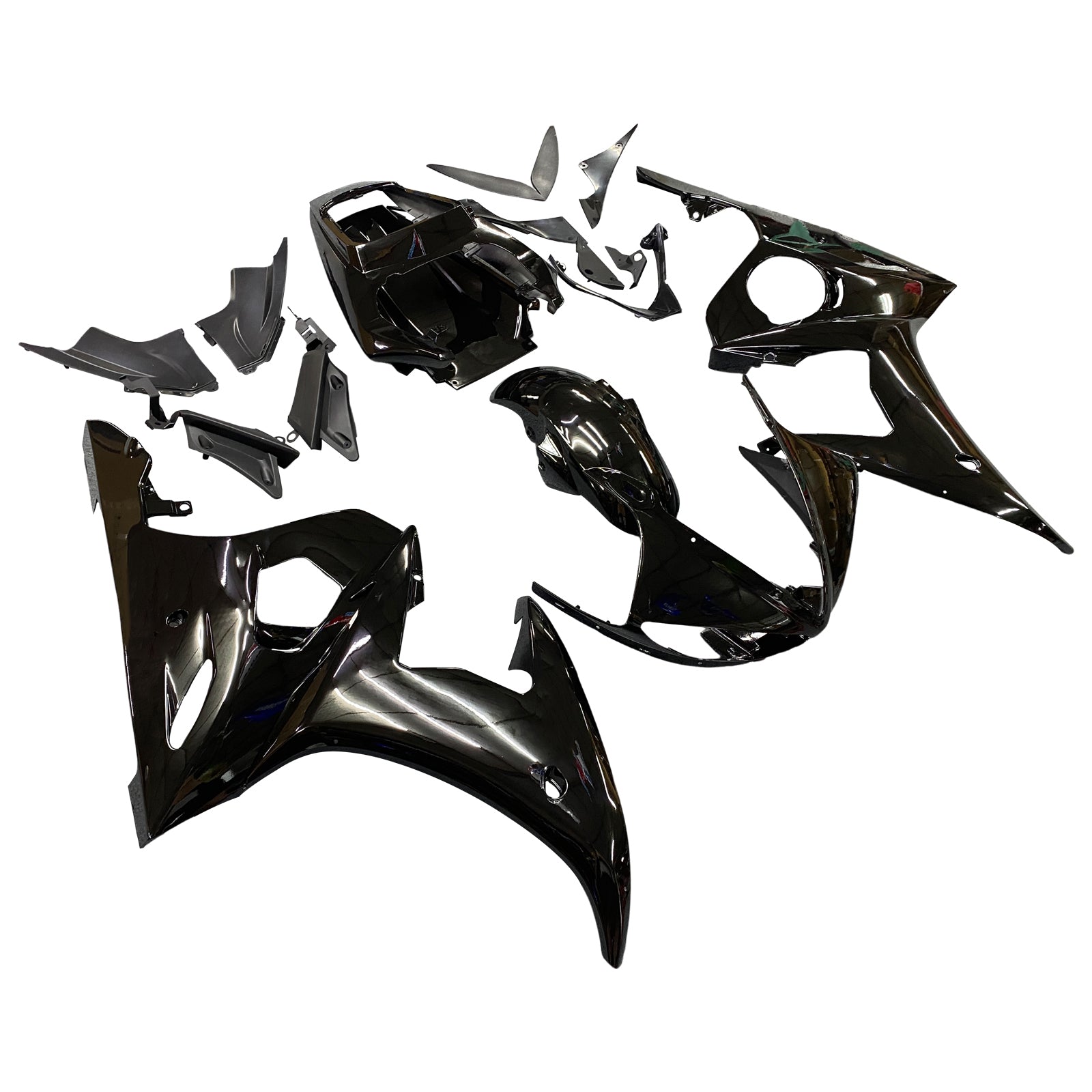 Fairings 2003-2004 Yamaha YZF-R6 Black  R6  Generic