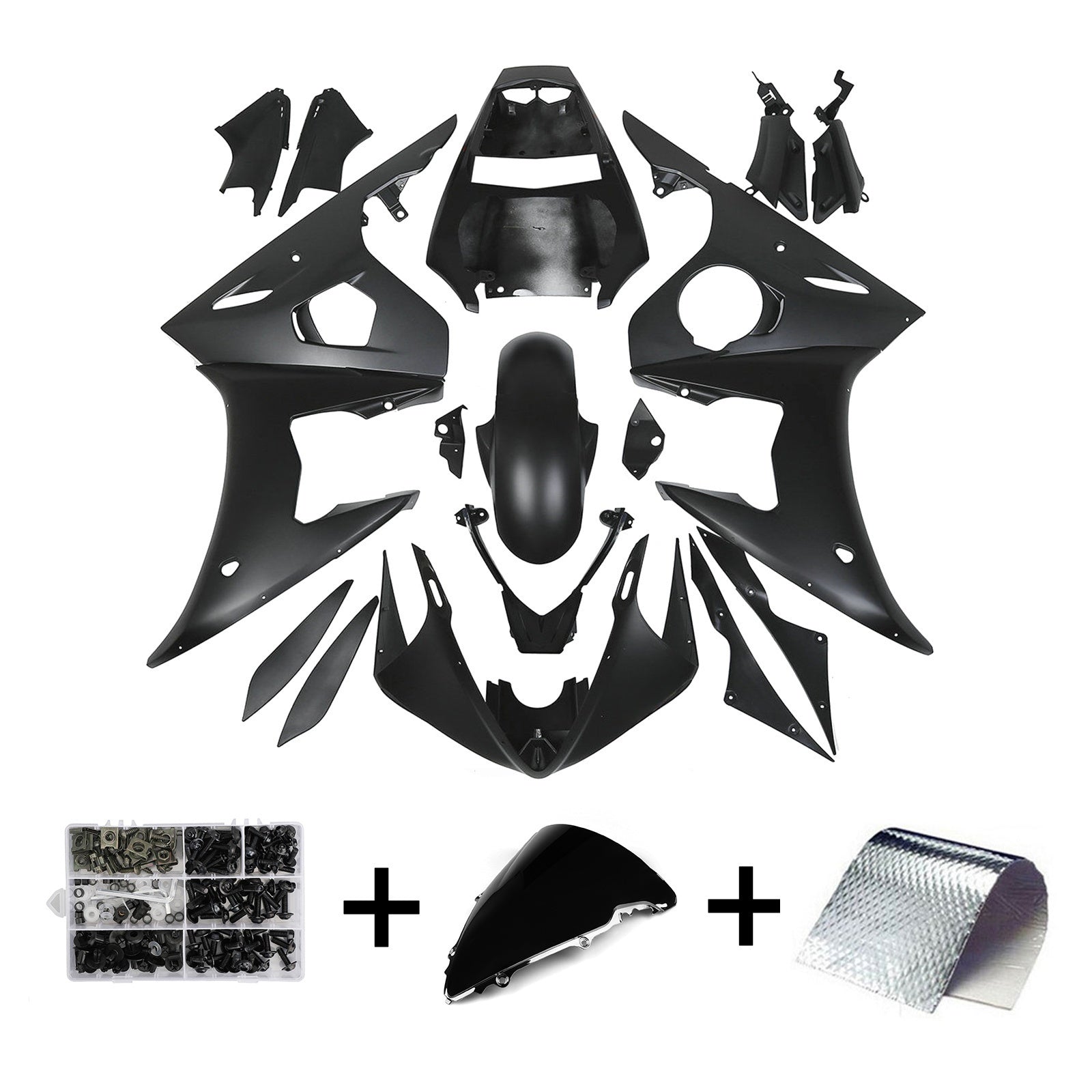 Kit Carenado Para Yamaha YZF R6 2003 2004 Genérico