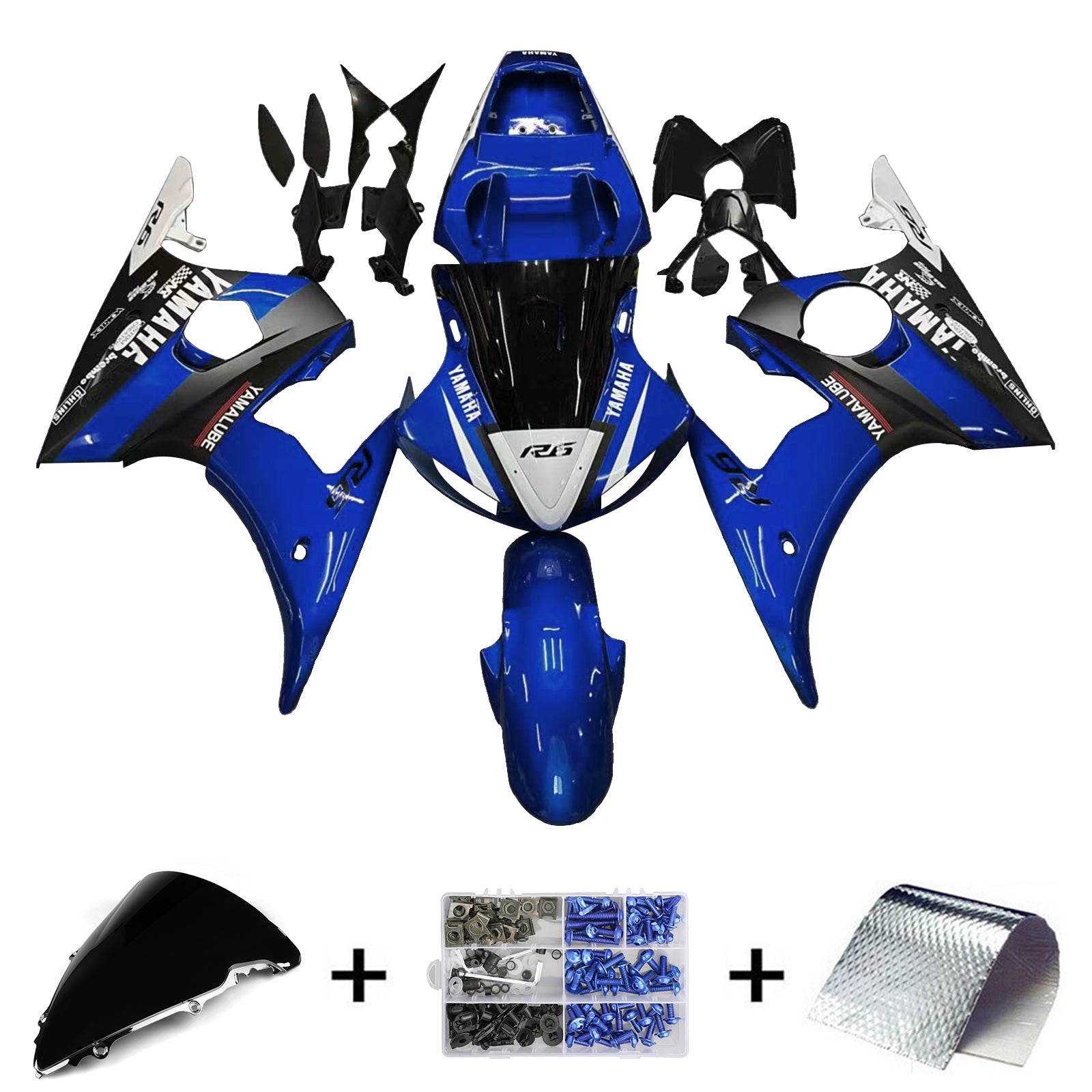 Kit Carenado Para Yamaha YZF 600 R6 2003-2004 Genérico