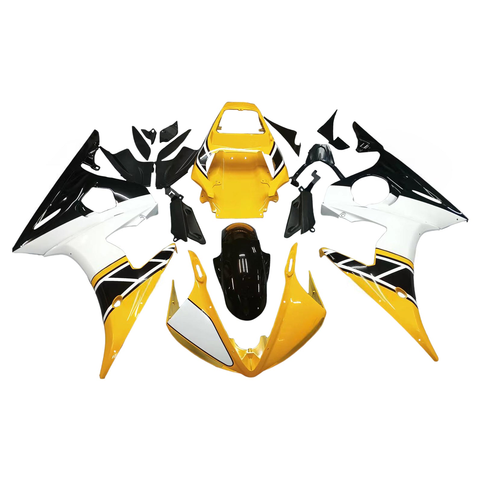 Injection Fairing Kit Bodywork Plastic ABS fit For Yamaha YZF 600 R6 2005