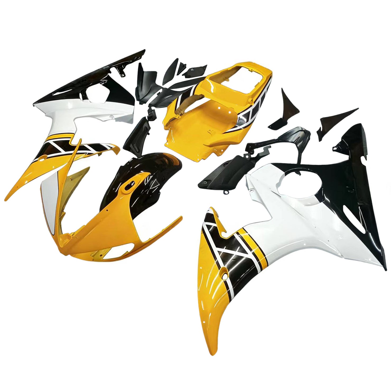 Injection Fairing Kit Bodywork Plastic ABS fit For Yamaha YZF 600 R6 2005