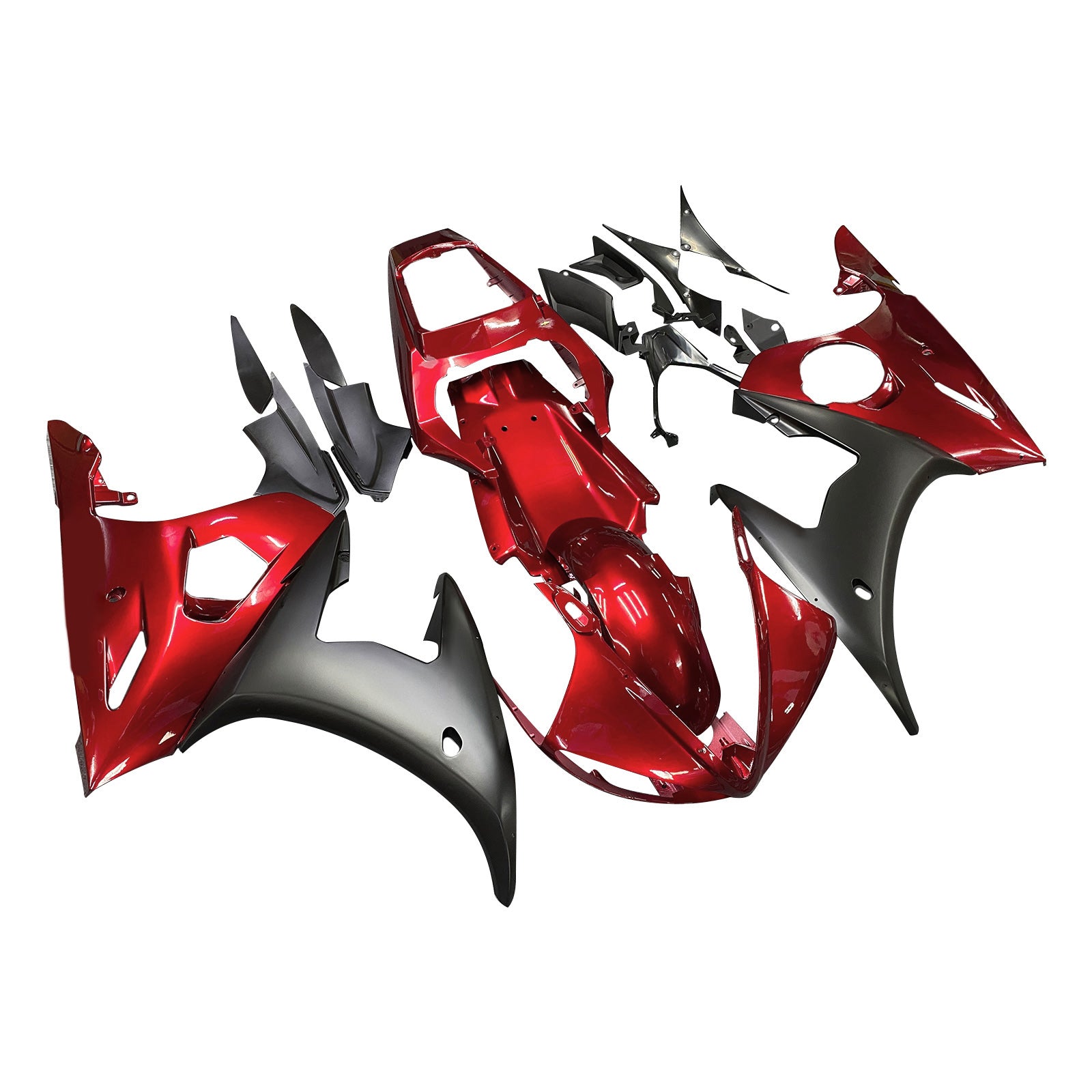 Injection Fairing Kit Bodywork Plastic ABS fit For Yamaha YZF 600 R6 2005 Generic