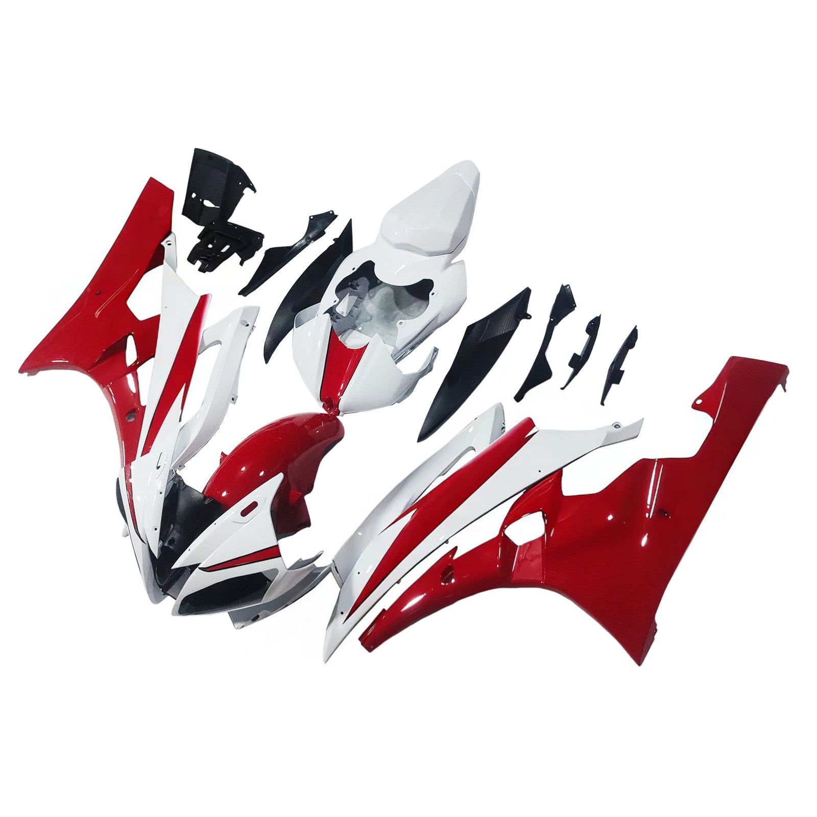 Fairings 2006-2007 Yamaha YZF-R6 White Red Michelin R6 Generic