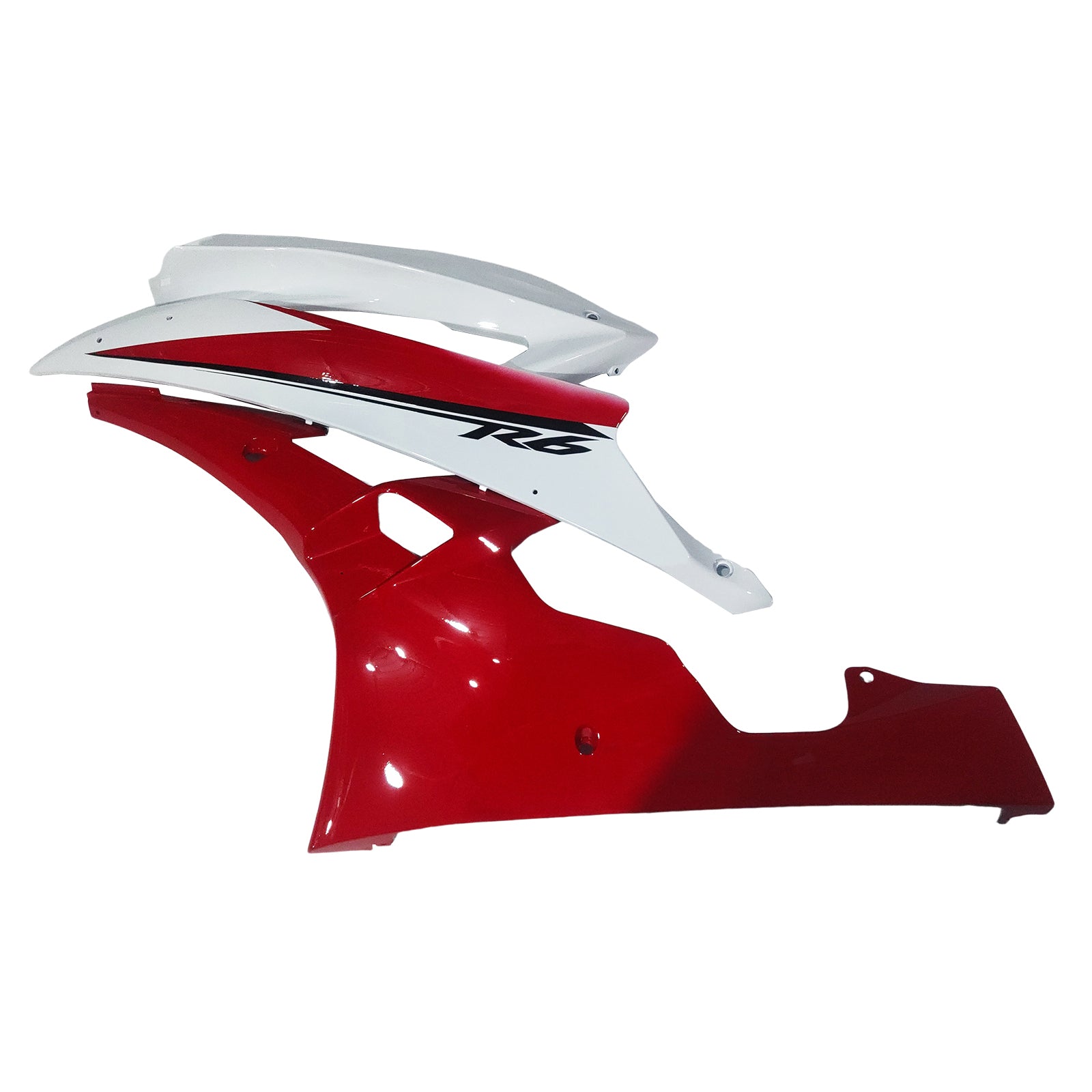 Fairings 2006-2007 Yamaha YZF-R6 White Red Michelin  R6  Generic