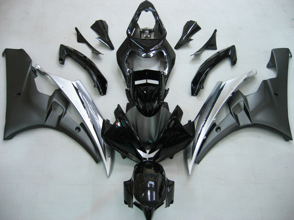 Fairings 2006-2007 Yamaha YZF-R6 Black White R6 Generic