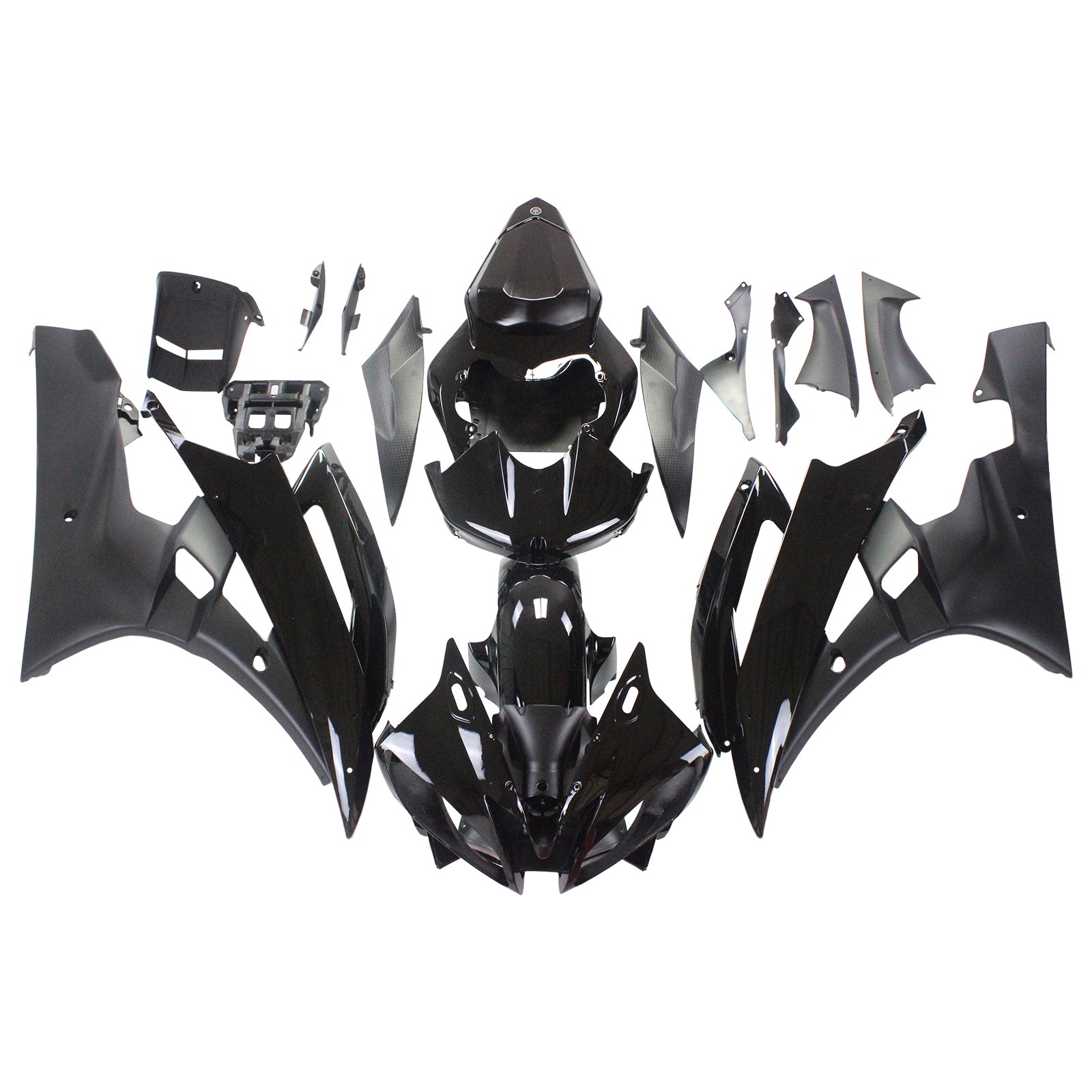 Fairings 2006-2007 Yamaha YZF-R6 Contrast Black R6  Generic
