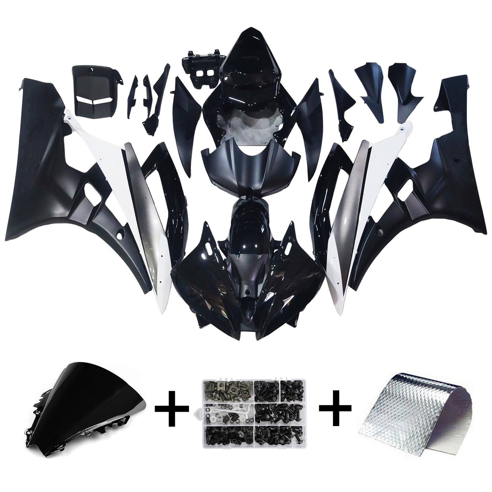 INJECTION Plastic Fairing Bodywork Kit For YAMAHA YZF R6 YZF-R6 2006-2007