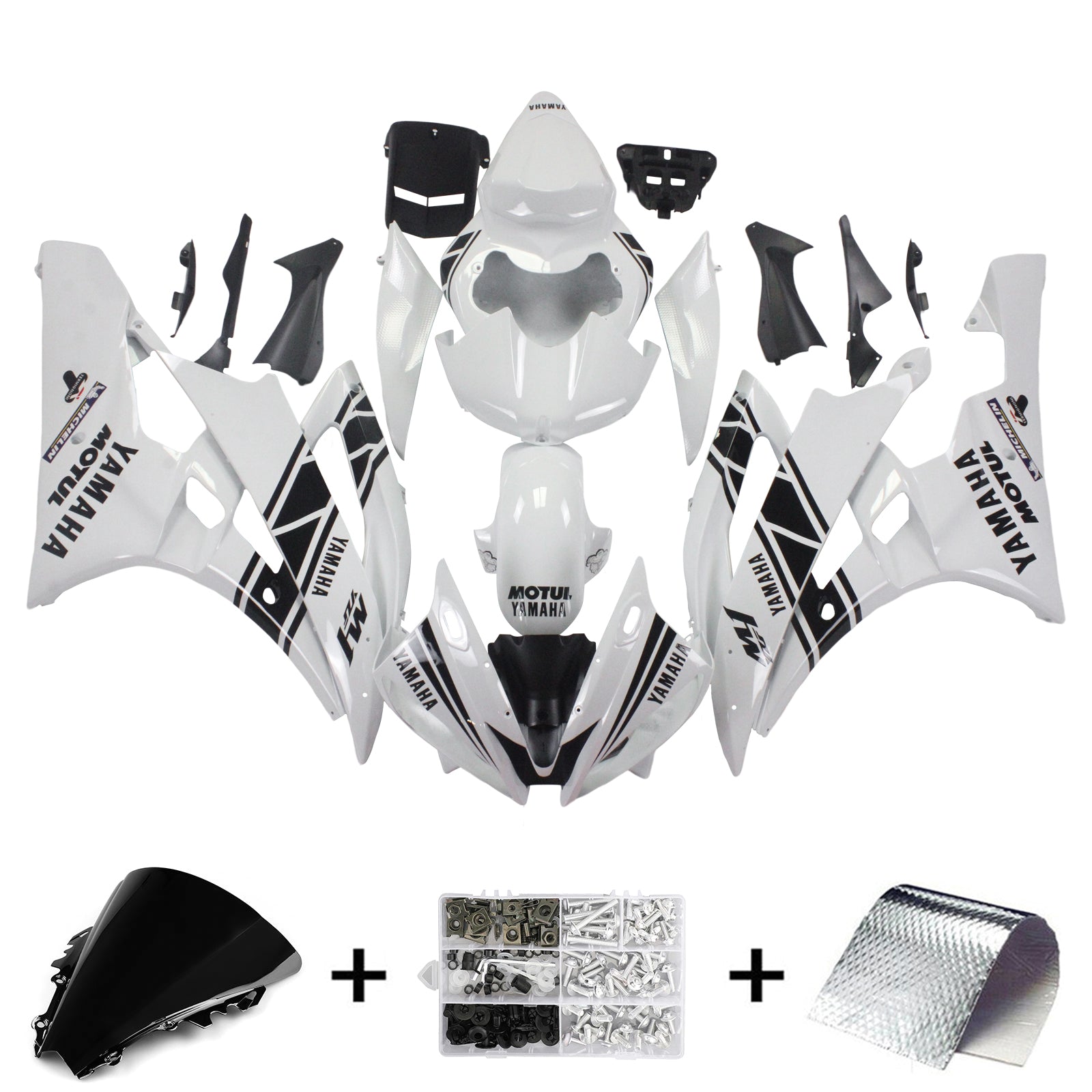 Kit Carenado Para Yamaha YZF 600 R6 2006-2007 Genérico