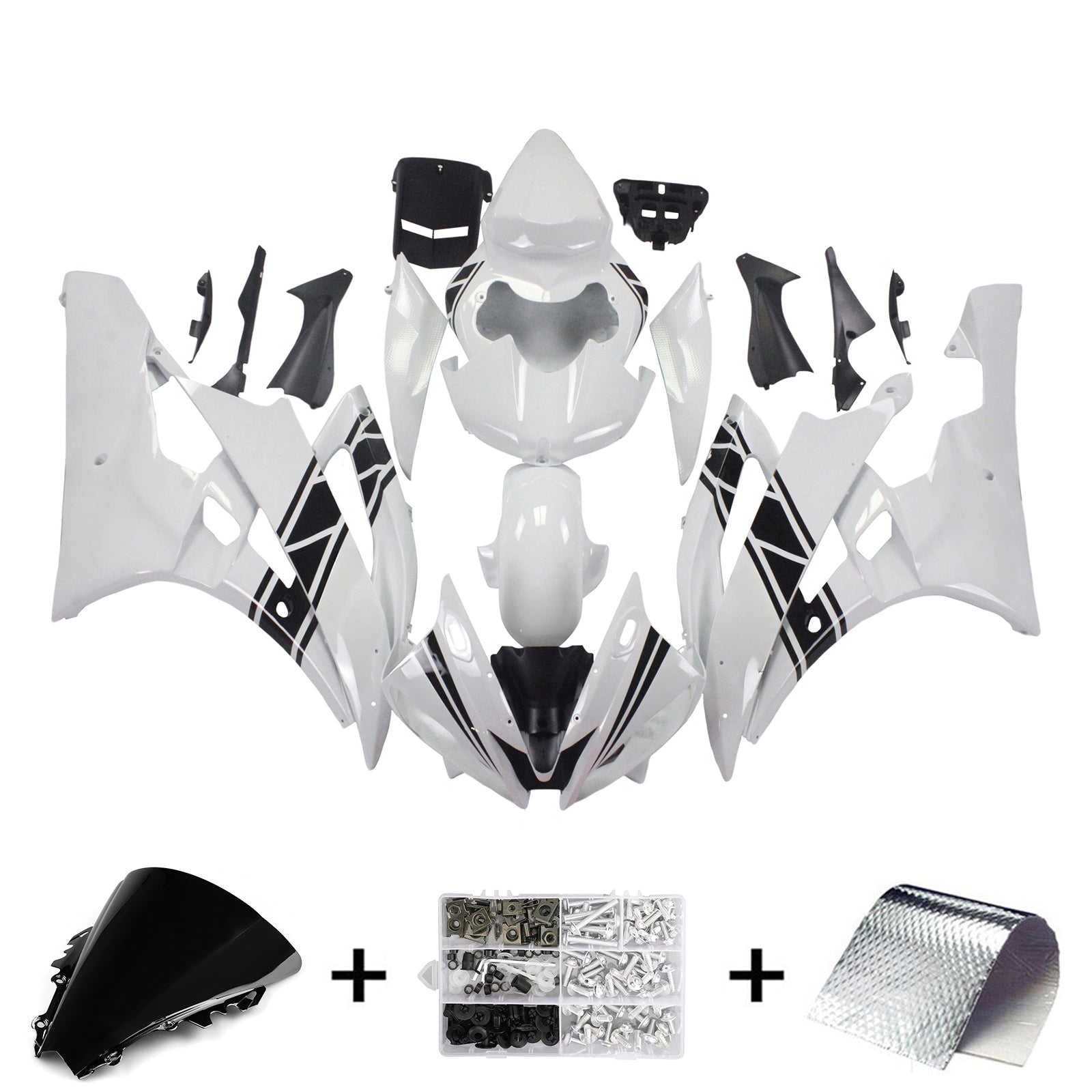 Kit Carenado Para Yamaha YZF 600 R6 2006-2007 Genérico