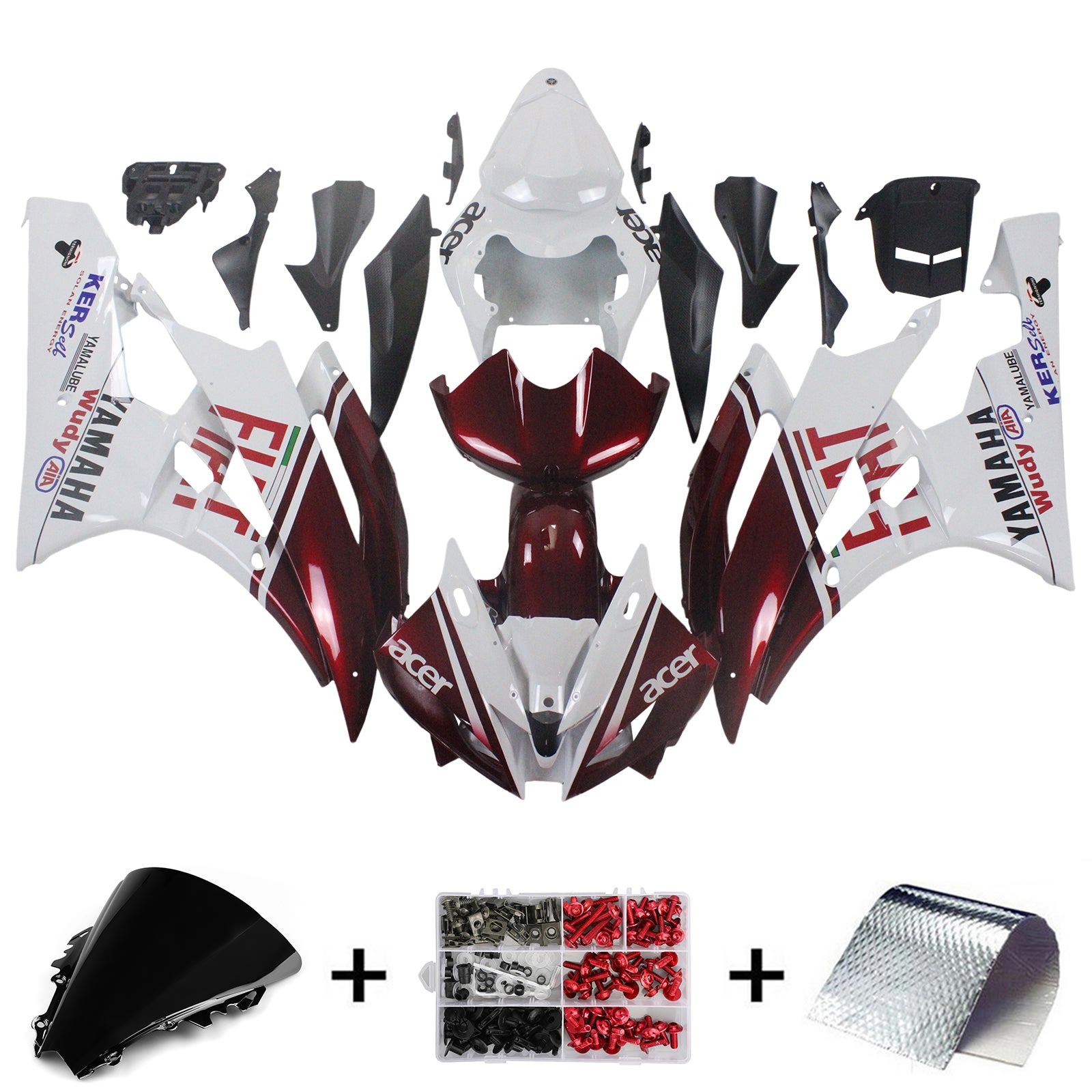 Kit Carenado Para Yamaha YZF 600 R6 2006-2007 Genérico