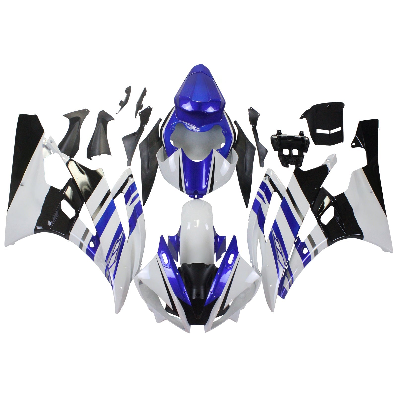 야마하 YZF 600 R6 2006-2007 페어링 키트 차체 플라스틱 ABS