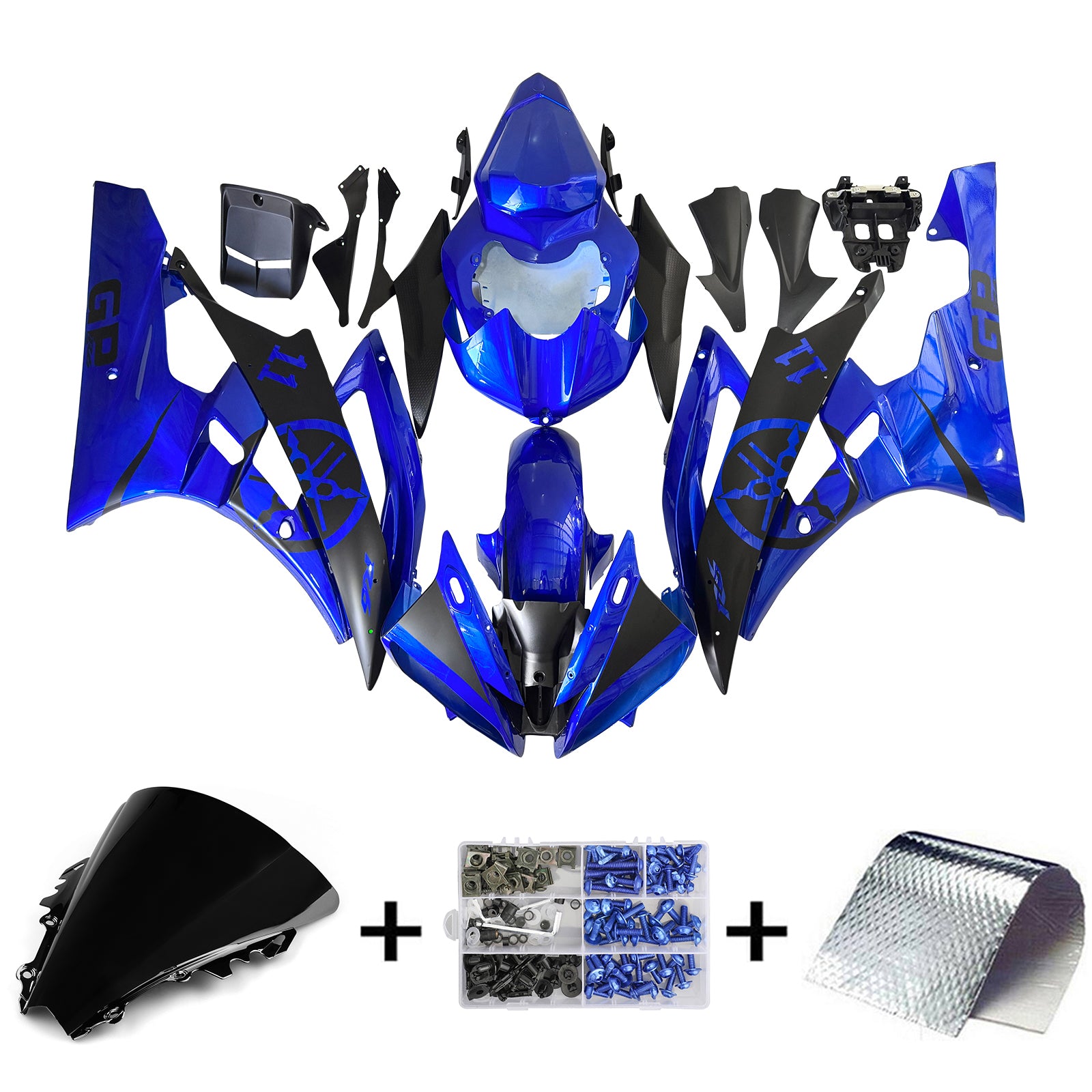 Yamaha YZF 600 R6 2006-2007 Fairing Kit Bodywork Plastic ABS