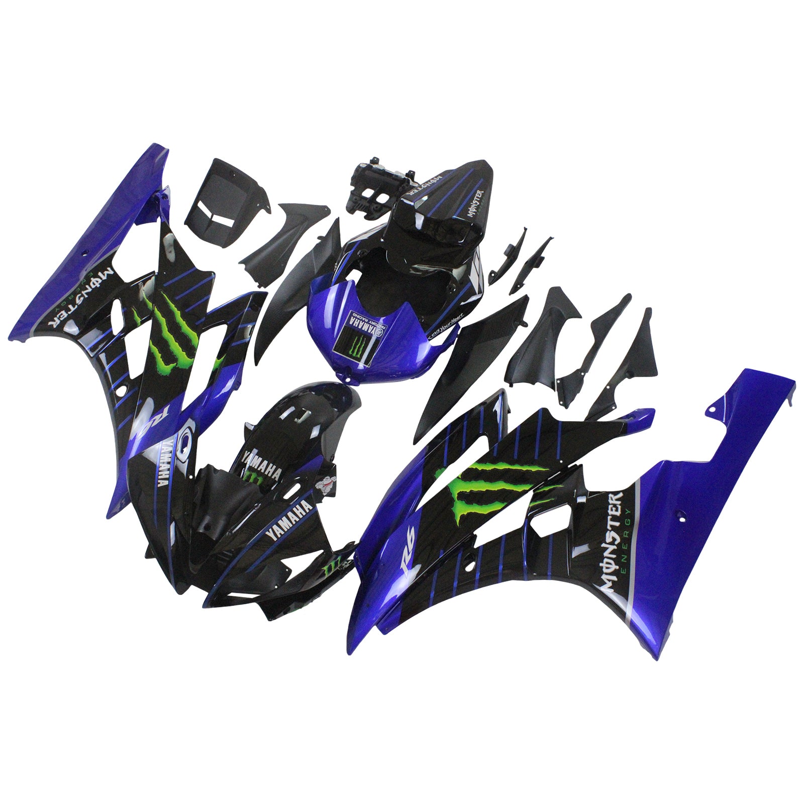 Yamaha YZF 600 R6 2006-2007 Fairing Kit Bodywork Plastic ABS