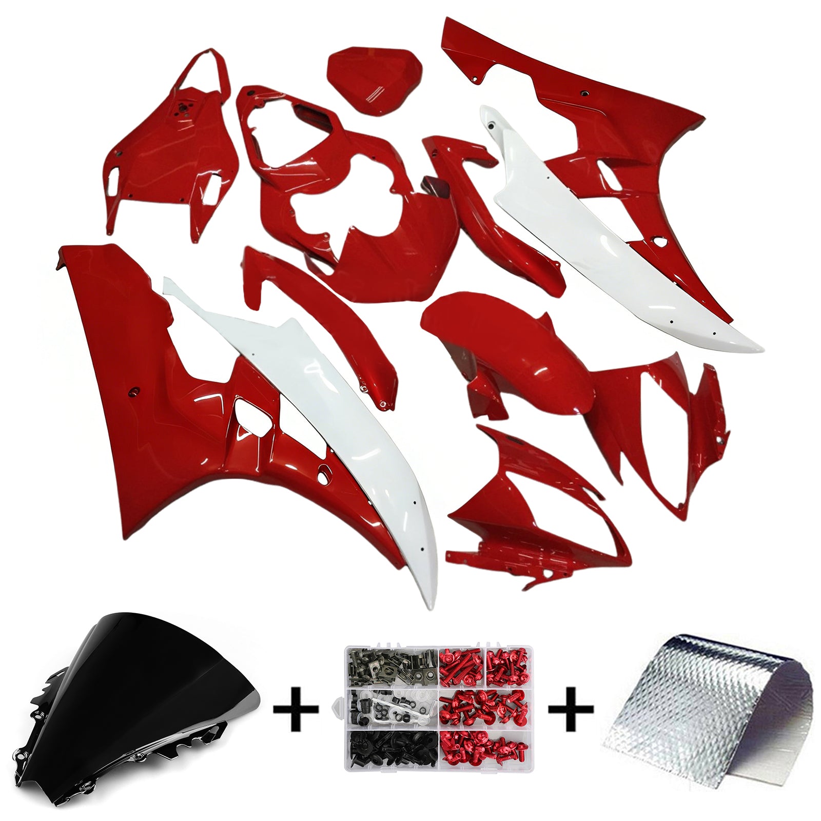 Yamaha YZF 600 R6 2006-2007 Fairing Kit Bodywork Plastic ABS