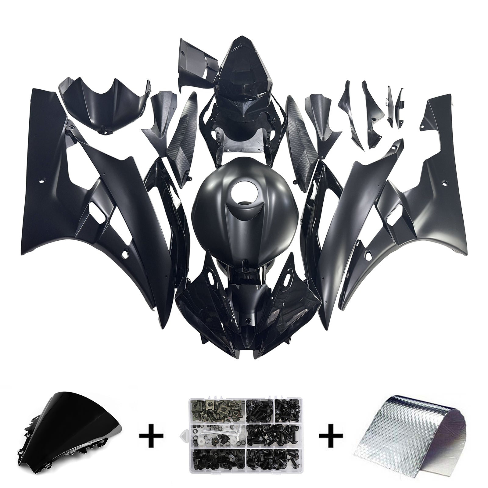 Injection Fairing Kit Bodywork Plastic ABS For Yamaha YZFR6 YZF-R6 2006-2007