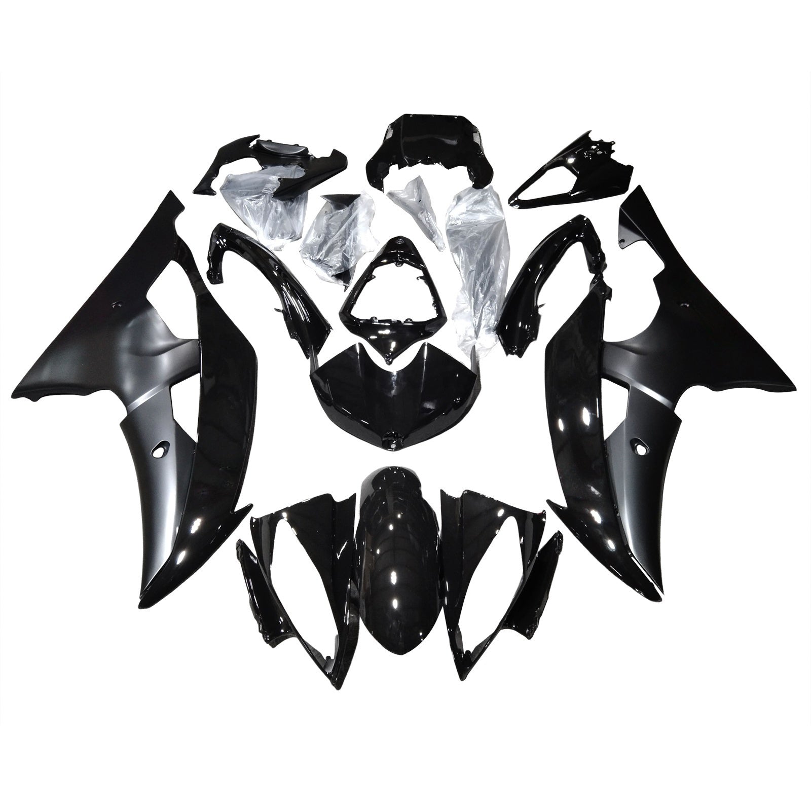 Fairings 2008-2016 Yamaha YZF-R6 Contrast Black R6  Generic
