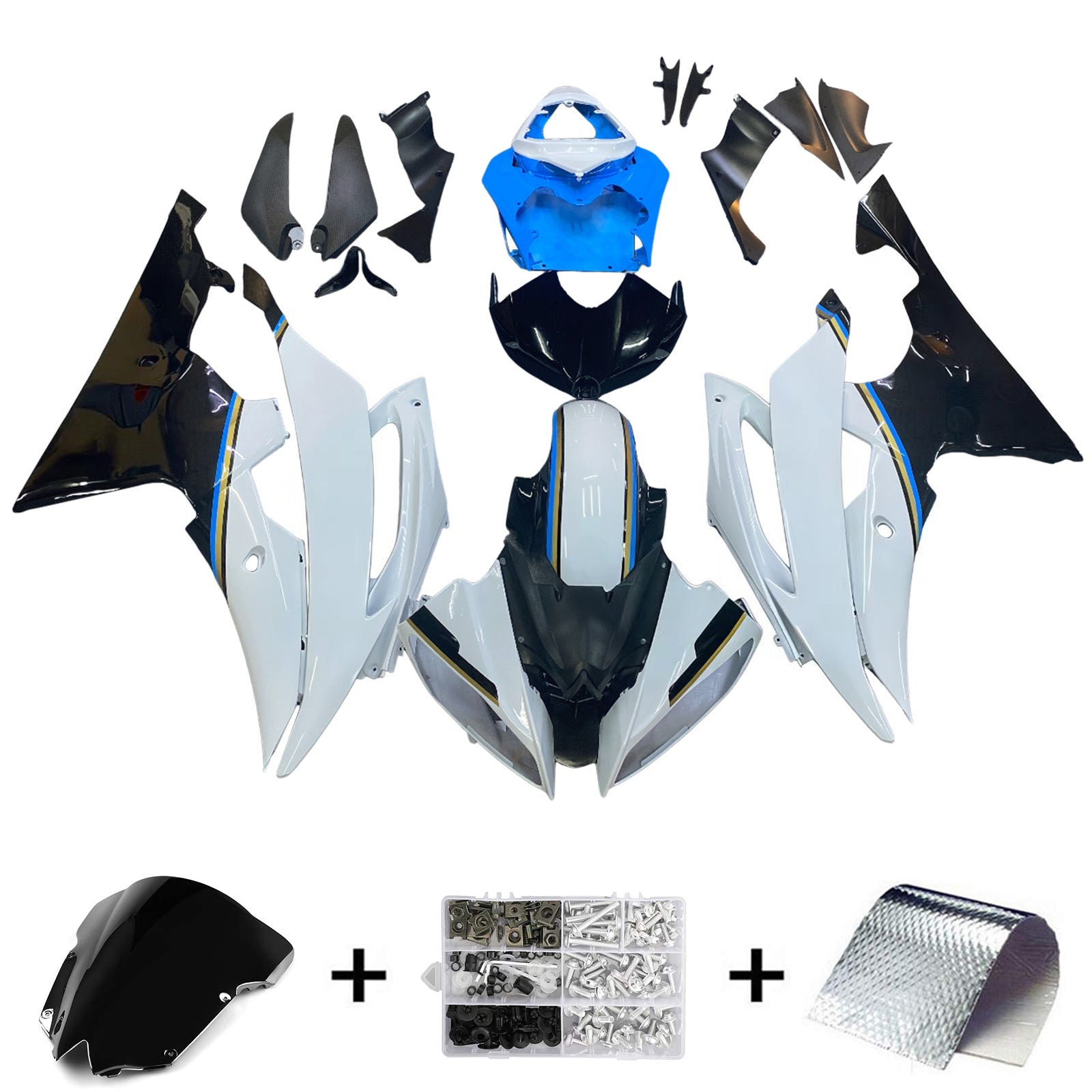 Kit Carenado Para Yamaha YZF 600 R6 2008-2016 Genérico