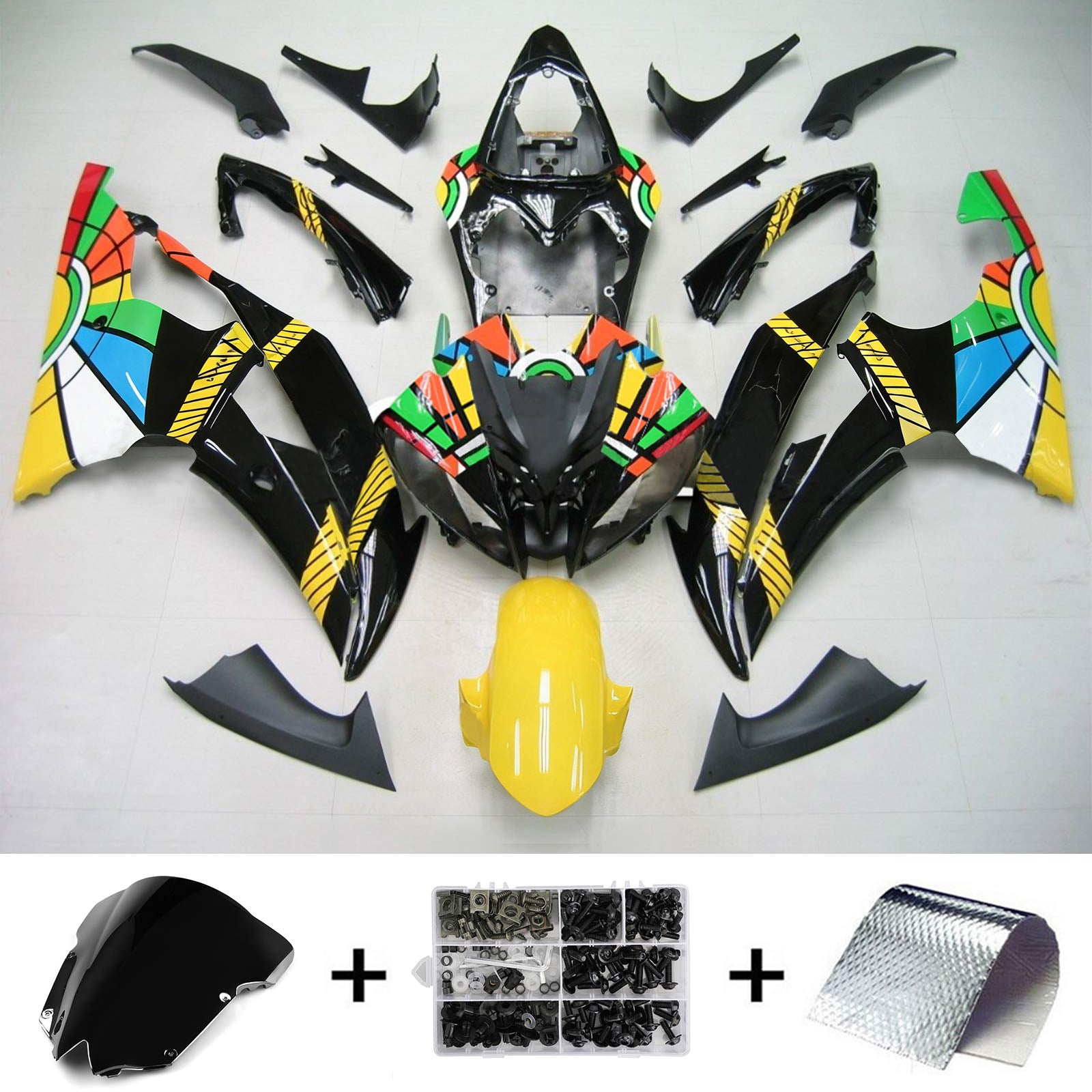 Kit Carenado Para Yamaha YZF 600 R6 2008-2016 Genérico