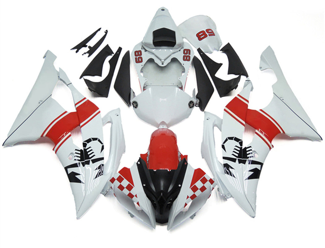 Yamaha YZF 600 R6 2008-2016 Fairing Kit Bodywork Plastic ABS