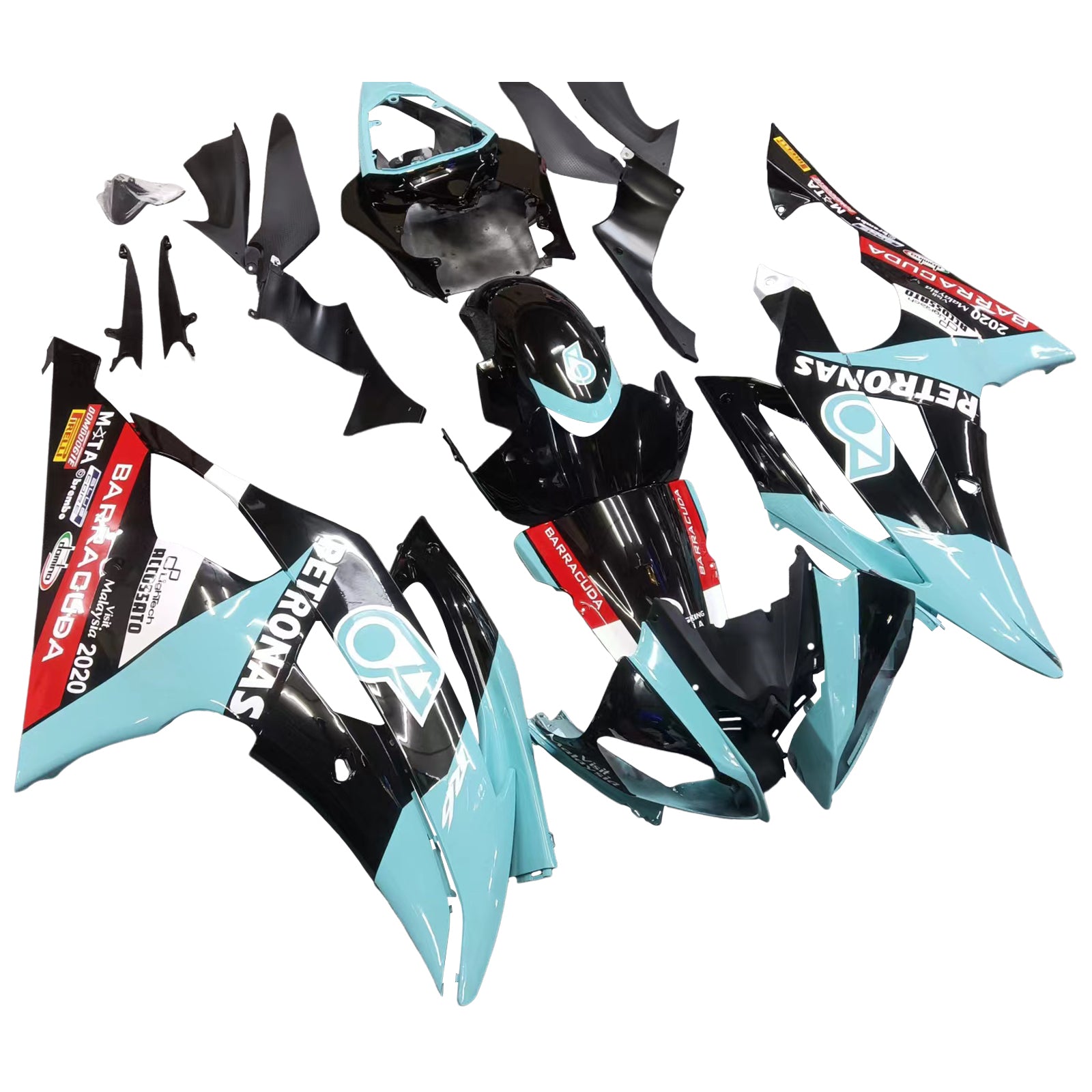 Yamaha YZF 600 R6 2008-2016 Fairing Kit Bodywork Plastic ABS